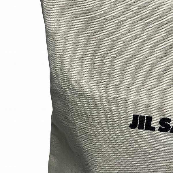 Jil Sander Jil Sander Book Tote Grande Canvas Leather Tote Bag Textile Tote Bag DUTY FREE for USA