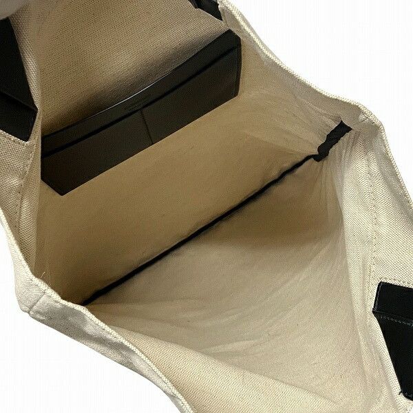 Jil Sander Jil Sander Book Tote Grande Canvas Leather Tote Bag Textile Tote Bag DUTY FREE for USA