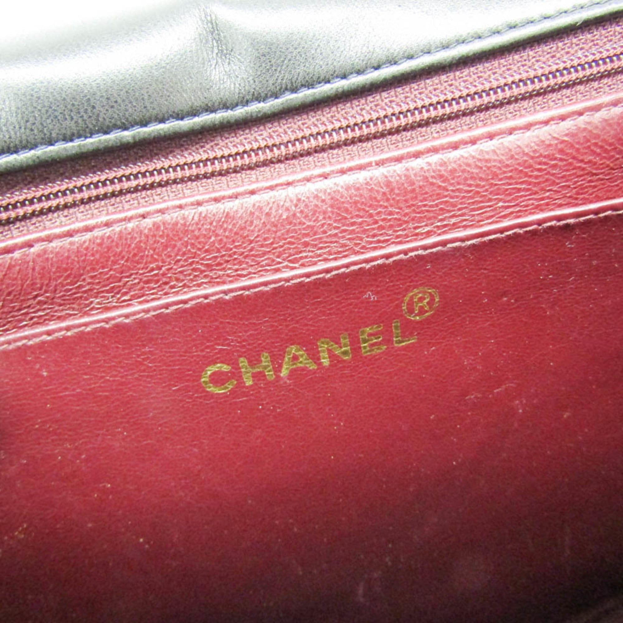 Chanel Chanel Mademoiselle Women's Leather Shoulder Bag Black Size ONE SIZE - 15 Thumbnail