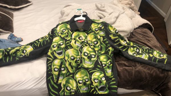 Skull pile cheap work jacket