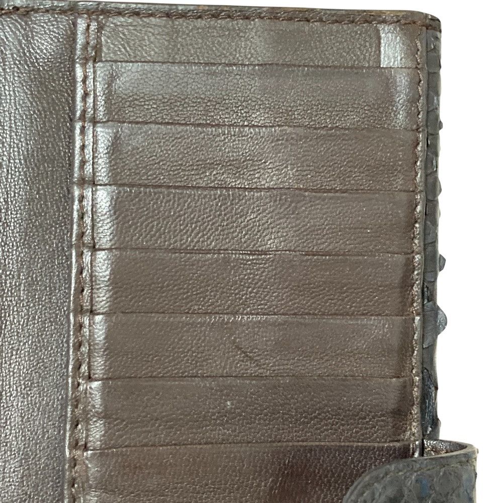 Bottega Veneta Bottega Veneta Bottega Veneta Python Long Wallet Leather Long Wallet 134075 VP961 DUTY FREE for USA Size ONE SIZE - 10 Thumbnail