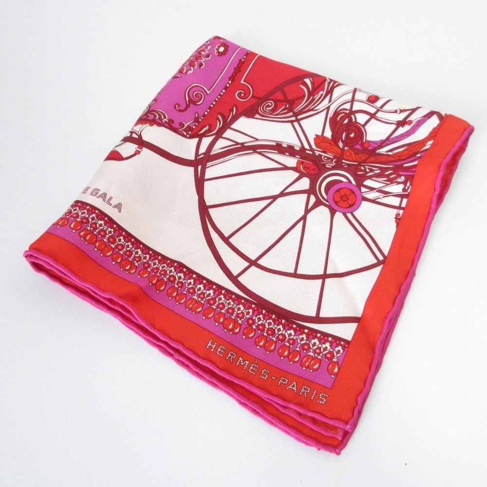 Hermes Hermes Hermès Coupe de Gala Silk Scarf45 Textile Scarf DUTY FREE for USA Size ONE SIZE - 2 Thumbnail