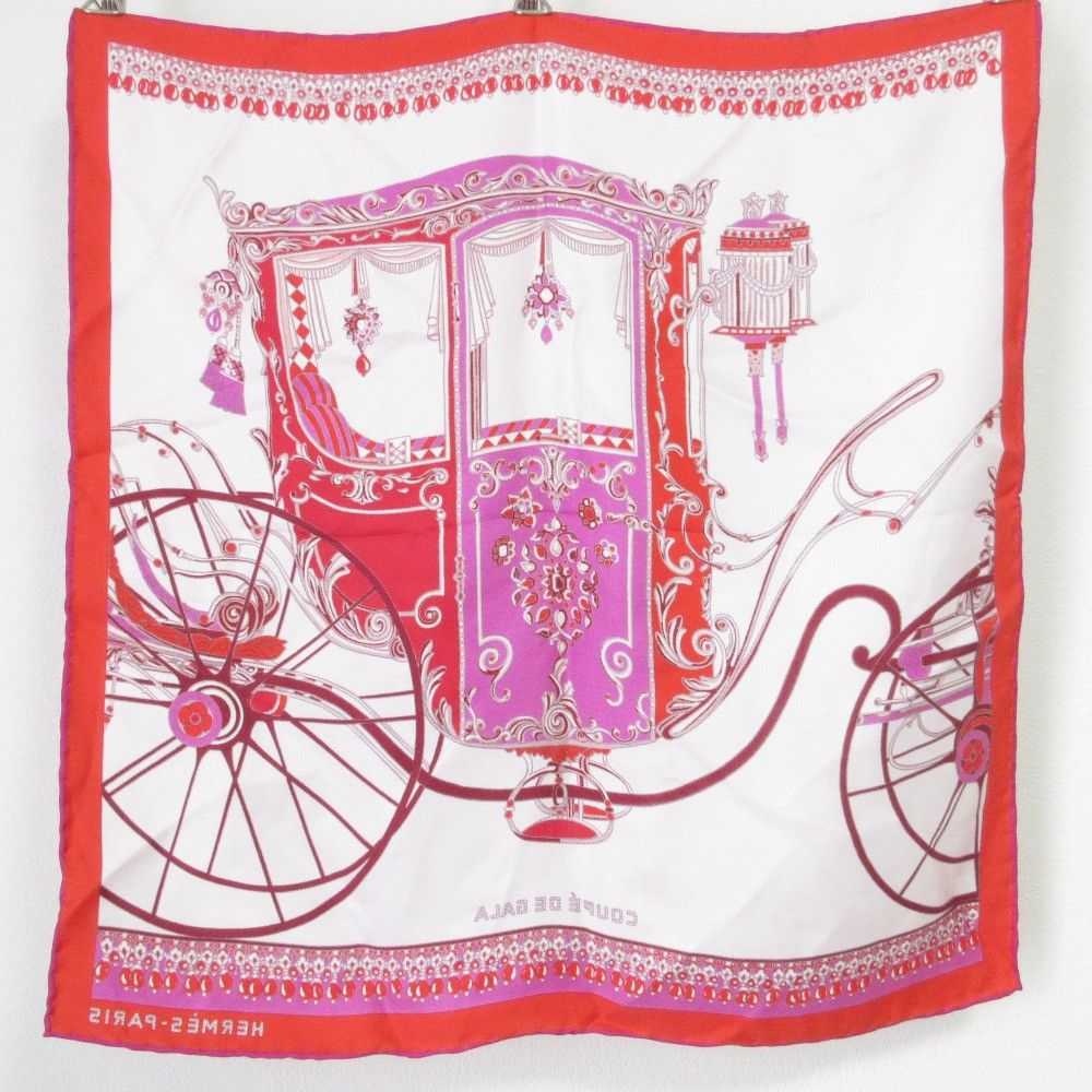 Hermes Hermes Hermès Coupe de Gala Silk Scarf45 Textile Scarf DUTY FREE for USA Size ONE SIZE - 3 Thumbnail