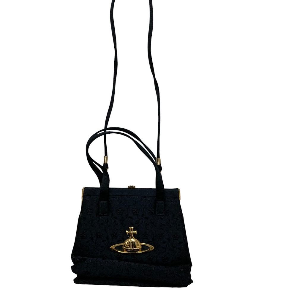 Vivienne Westwood Vivienne Westwood Vivienne Westwood Braccialini Big Orb 2way Handbag Leather Handbag DUTY FREE for USA Size ONE SIZE - 6 Thumbnail