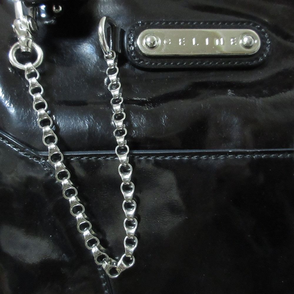 Celine Celine Celine Enameled Chain Tote Bag Plastic / Synthetic Tote Bag DUTY FREE for USA Size ONE SIZE - 5 Thumbnail