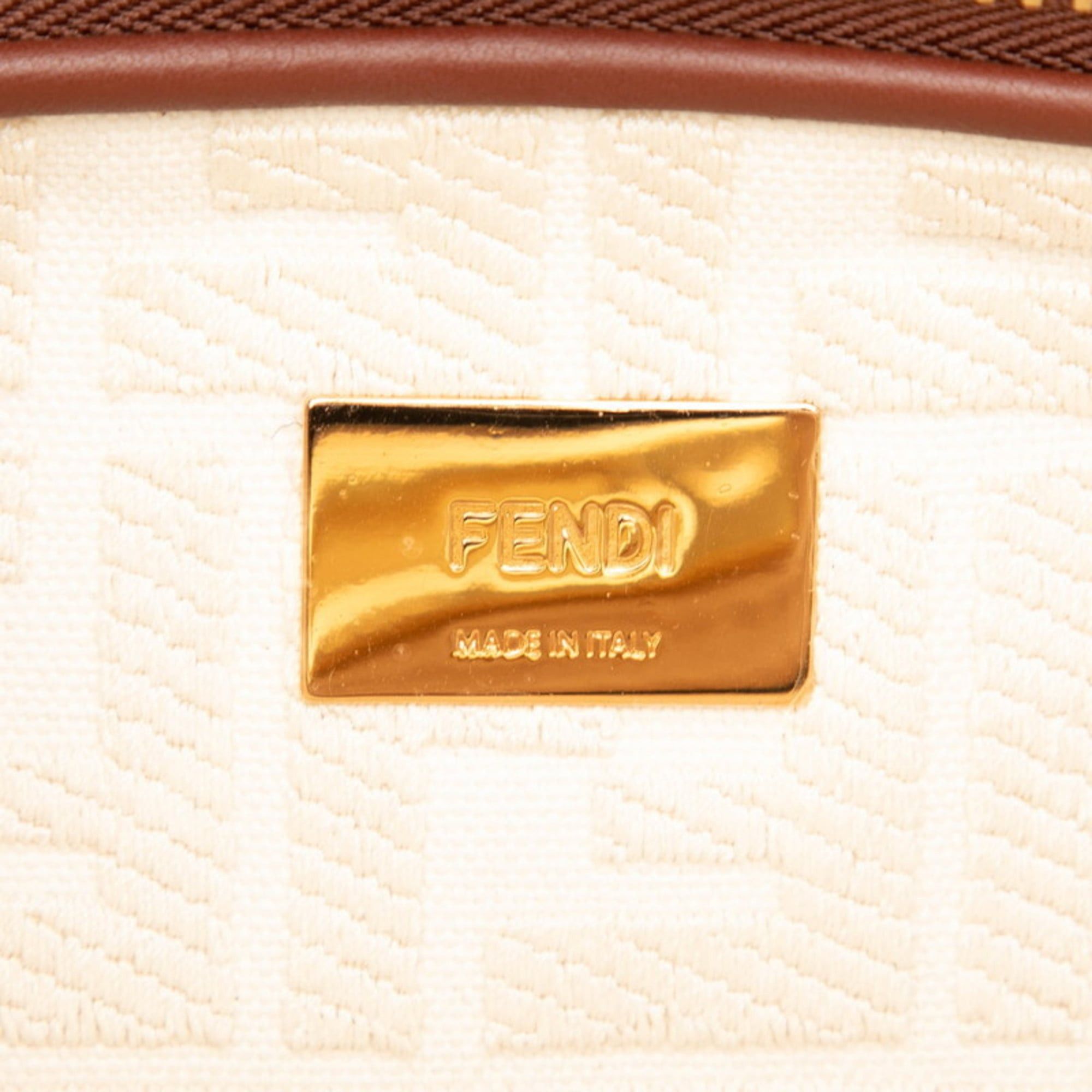 Fendi Fendi Selleria Peekaboo Regular Handbag/Shoulder Bag 2WAY 8BN290 Brown, Bordeaux, and Gold Leather Women's FENDI Size ONE SIZE - 5 Thumbnail