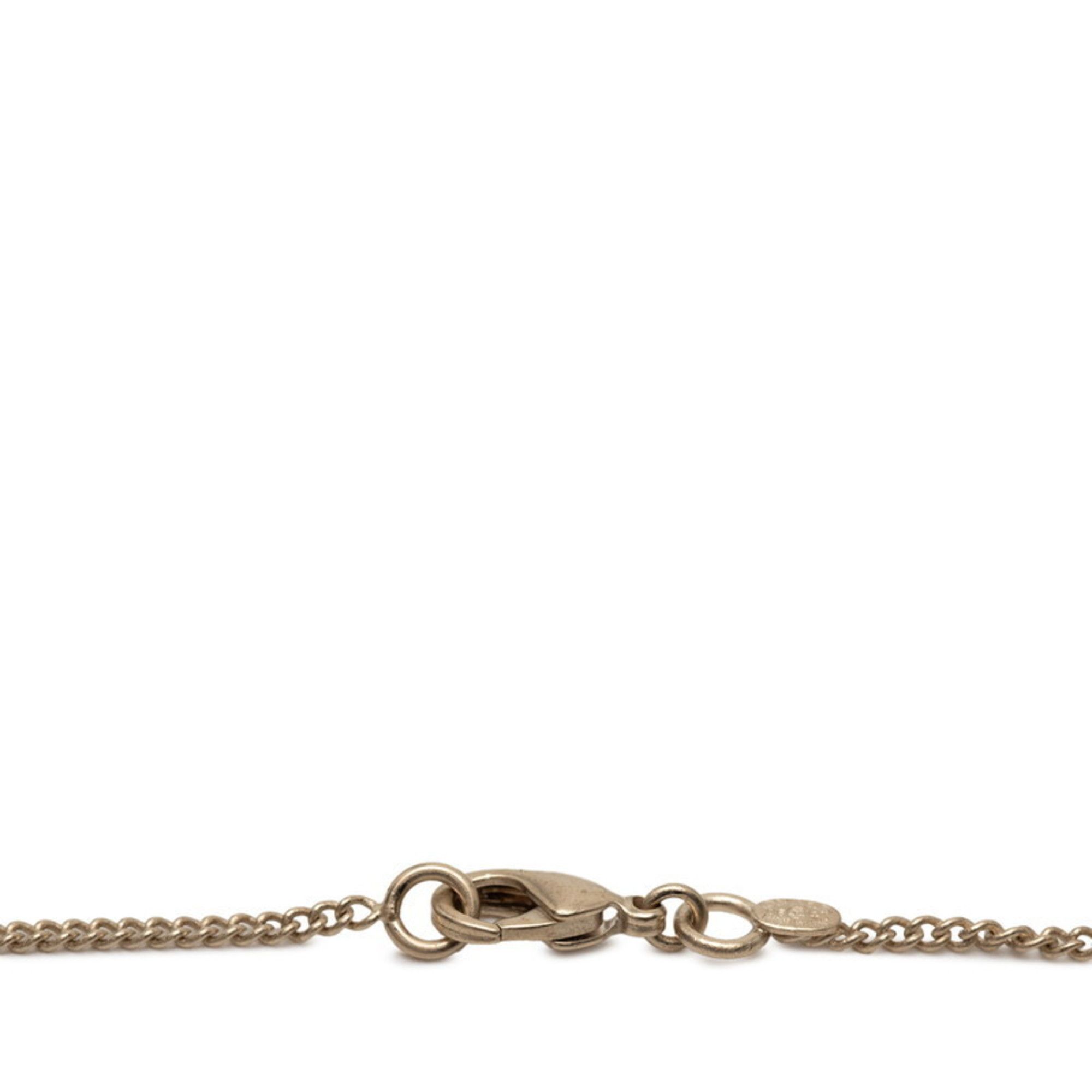 Chanel CHANEL Coco Mark Camellia Necklace Gold White Plated Women's Size ONE SIZE - 2 Thumbnail