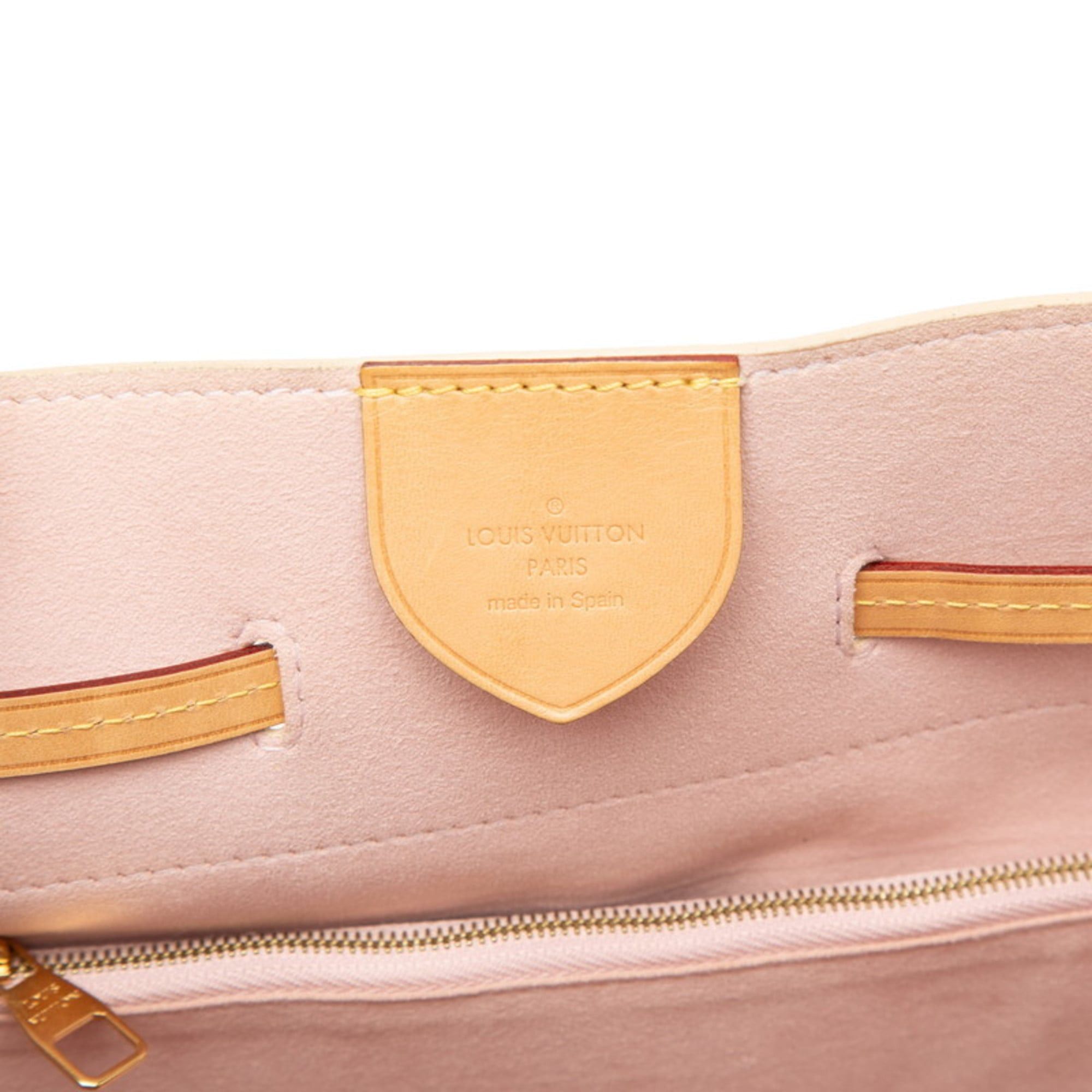 Louis Vuitton Damier Azur Girolata Handbag/Shoulder Bag 2WAY N41579 White Rose Ballerine Leather Women's LOUIS VUITTON