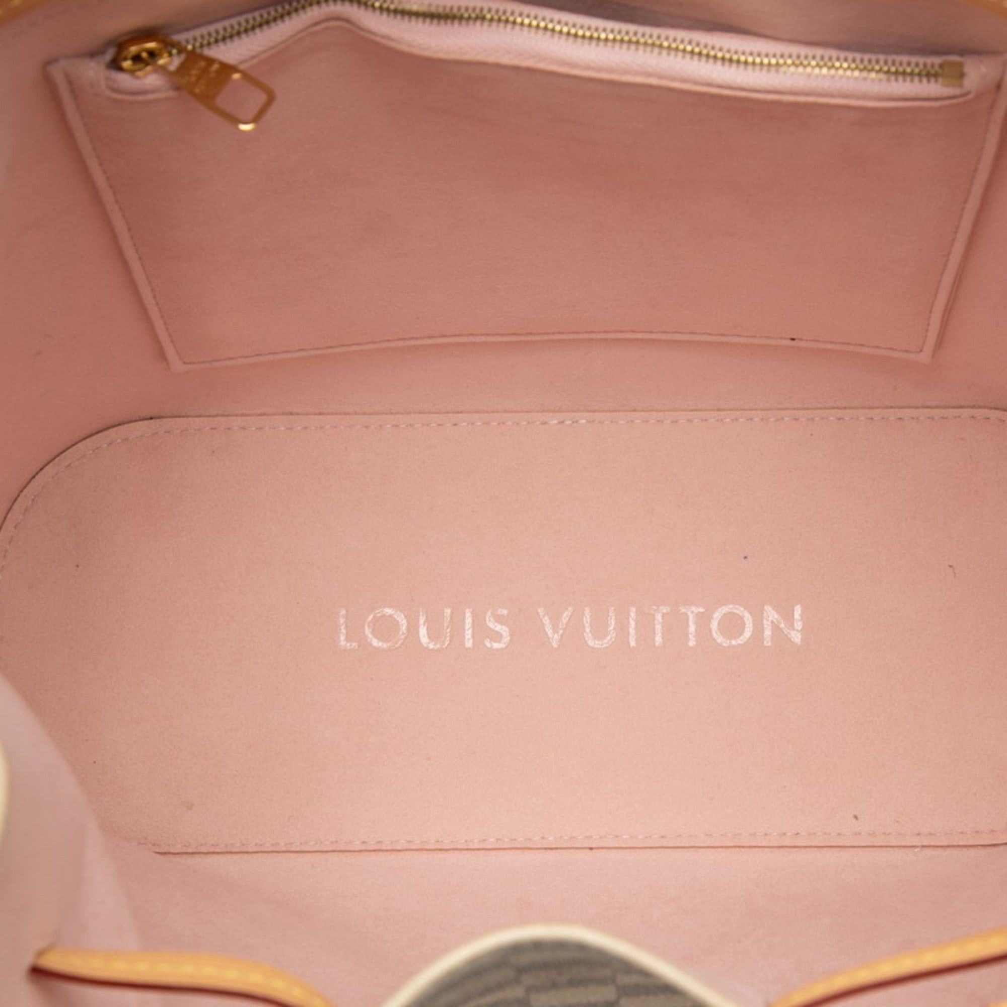 Louis Vuitton Damier Azur Girolata Handbag/Shoulder Bag 2WAY N41579 White Rose Ballerine Leather Women's LOUIS VUITTON
