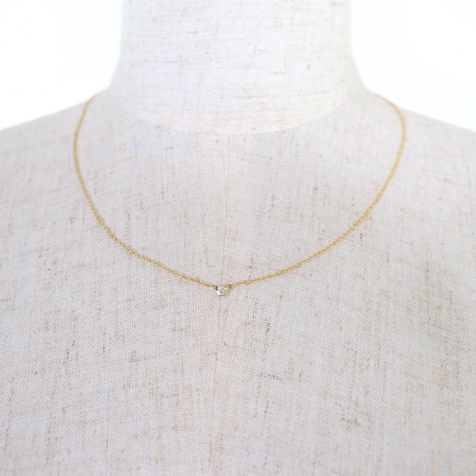 Tiffany & Co. Tiffany & Co. TIFFANY&Co. by the Yard Au750 Diamond Necklace Precious Metal Pendant DUTY FREE for USA Size ONE SIZE - 3 Thumbnail
