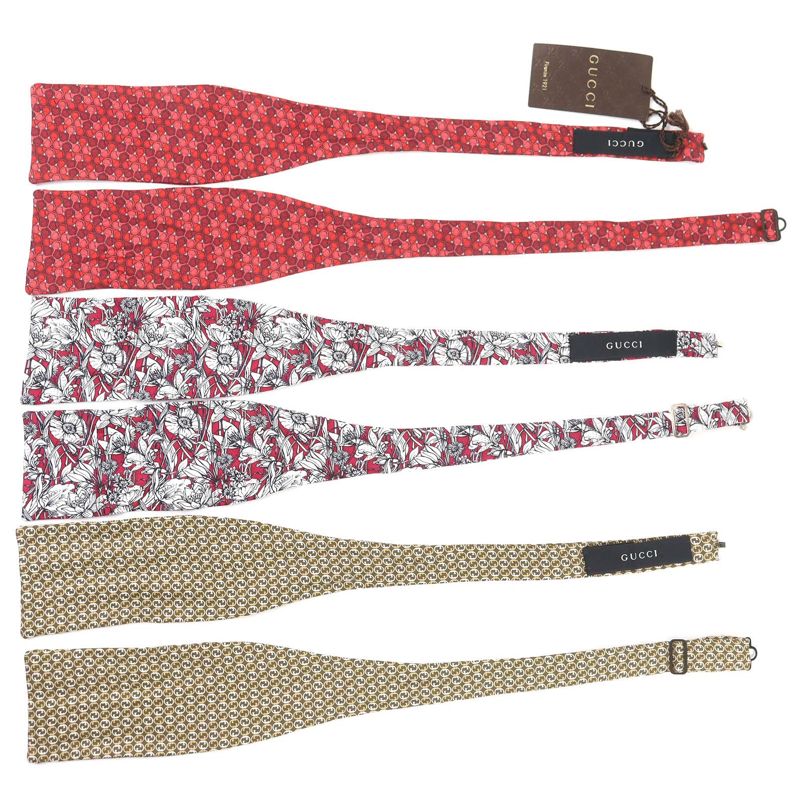 Gucci Gucci Gucci Butterfly Tie Silk Accessory 4pcs Set Textile Scarf DUTY FREE for USA Size ONE SIZE - 9 Thumbnail