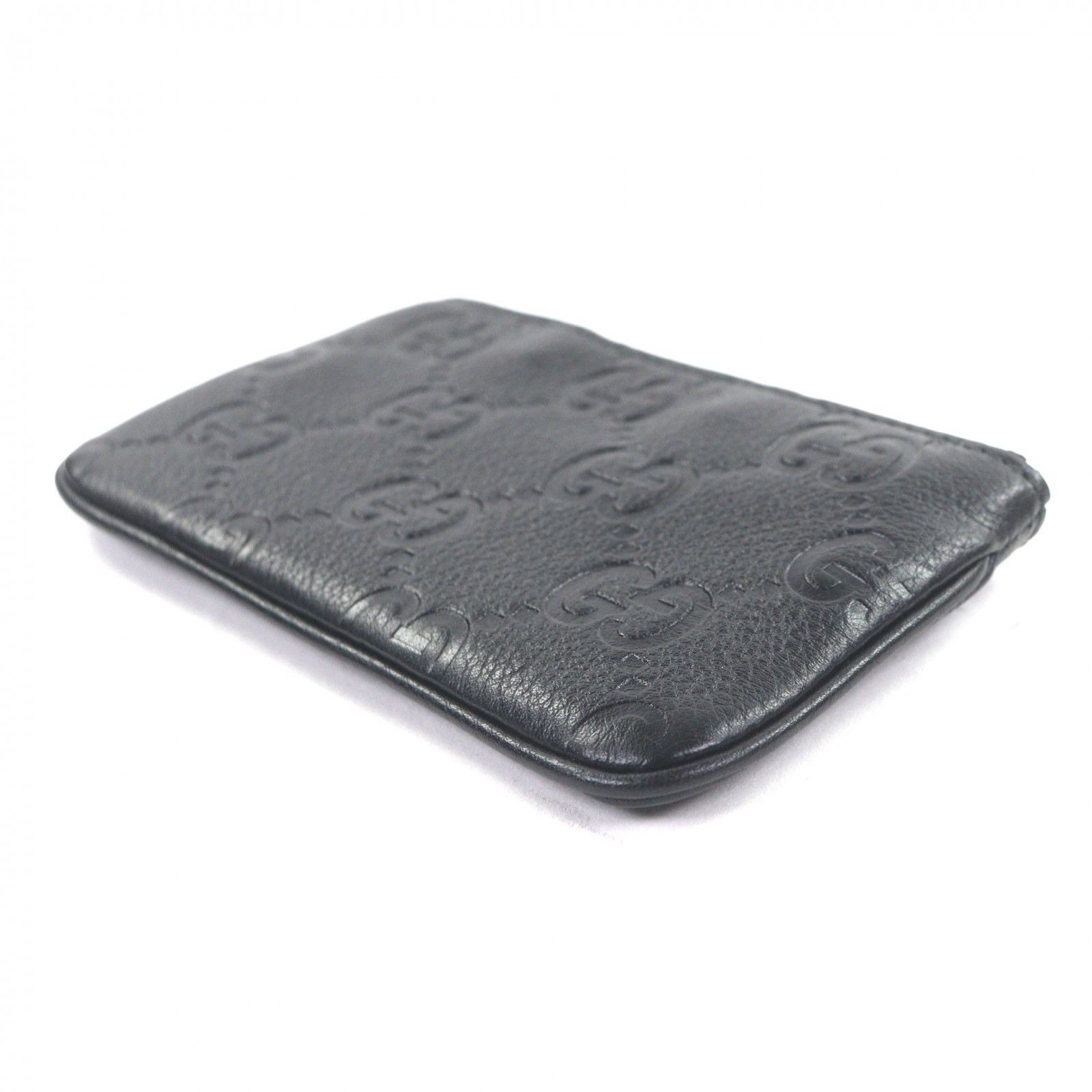Gucci Gucci Gucci GG Emblem Leather Coin Case Leather Coin Case DUTY FREE for USA Size ONE SIZE - 4 Thumbnail
