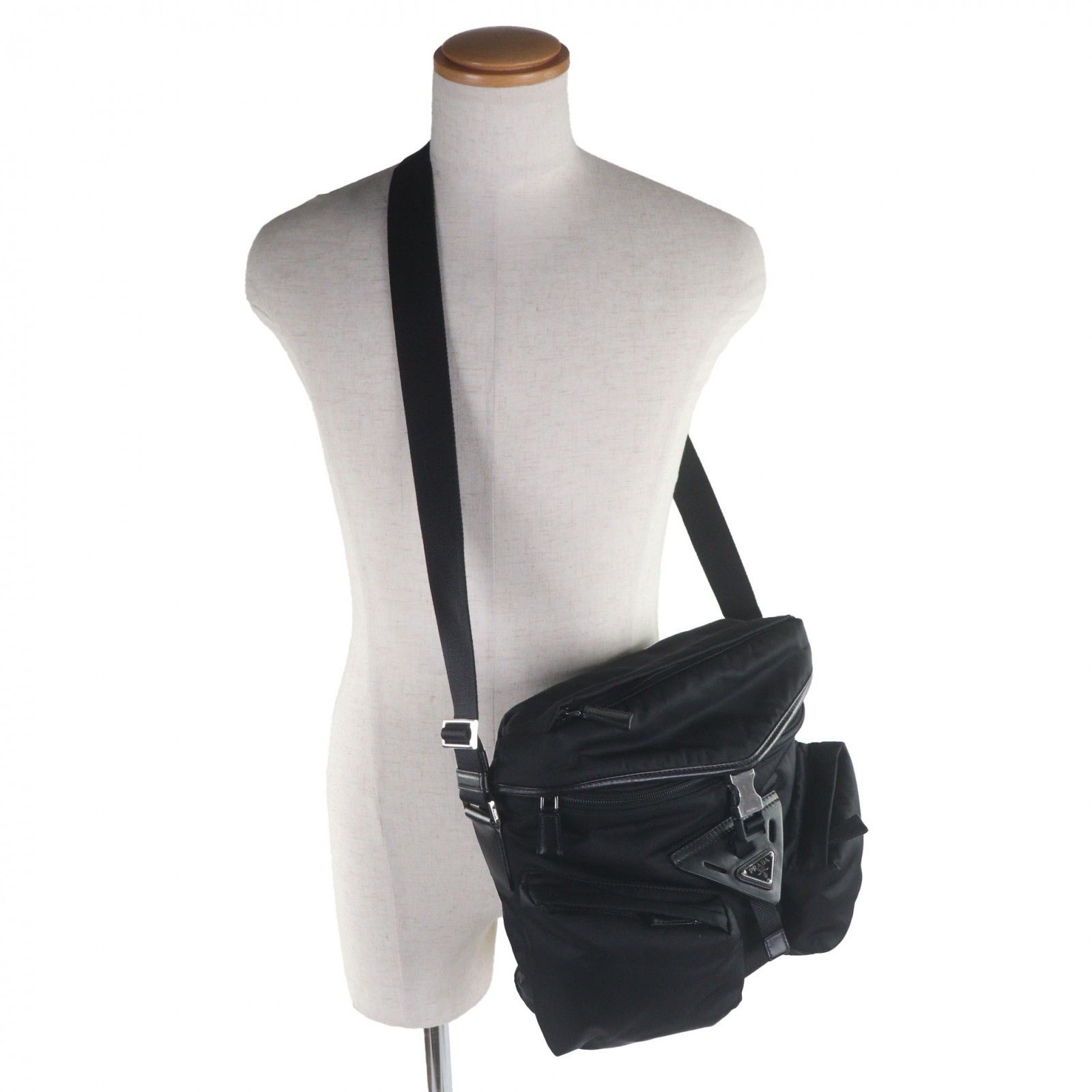 Prada Prada Prada 2VD062 Nylon Shoulder Bag Textile Shoulder Bag 2VD062 DUTY FREE for USA Size ONE SIZE - 2 Thumbnail