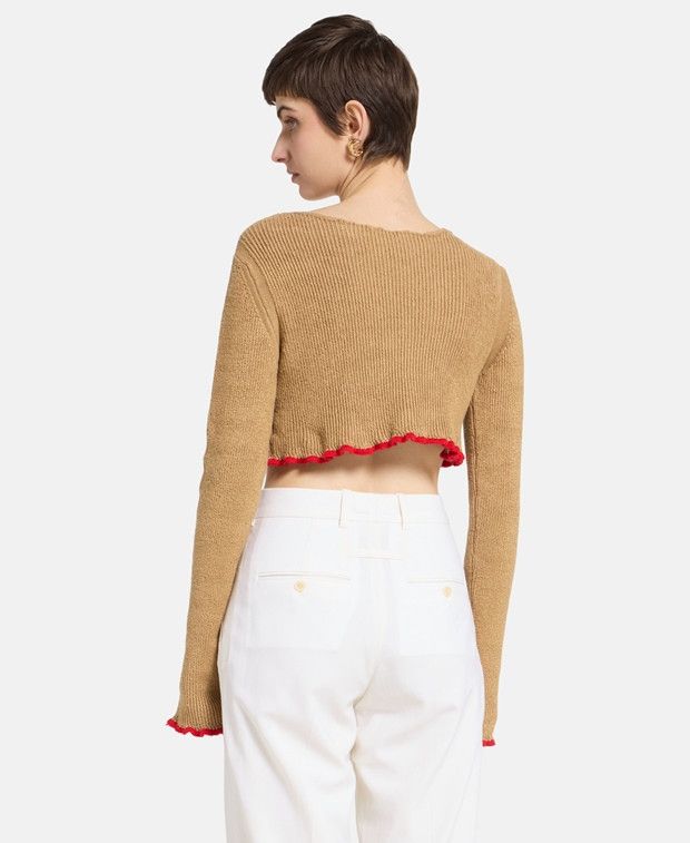 Jacquemus Linen-blend pullover Size XXS / US 00 / IT 34 - 2 Thumbnail