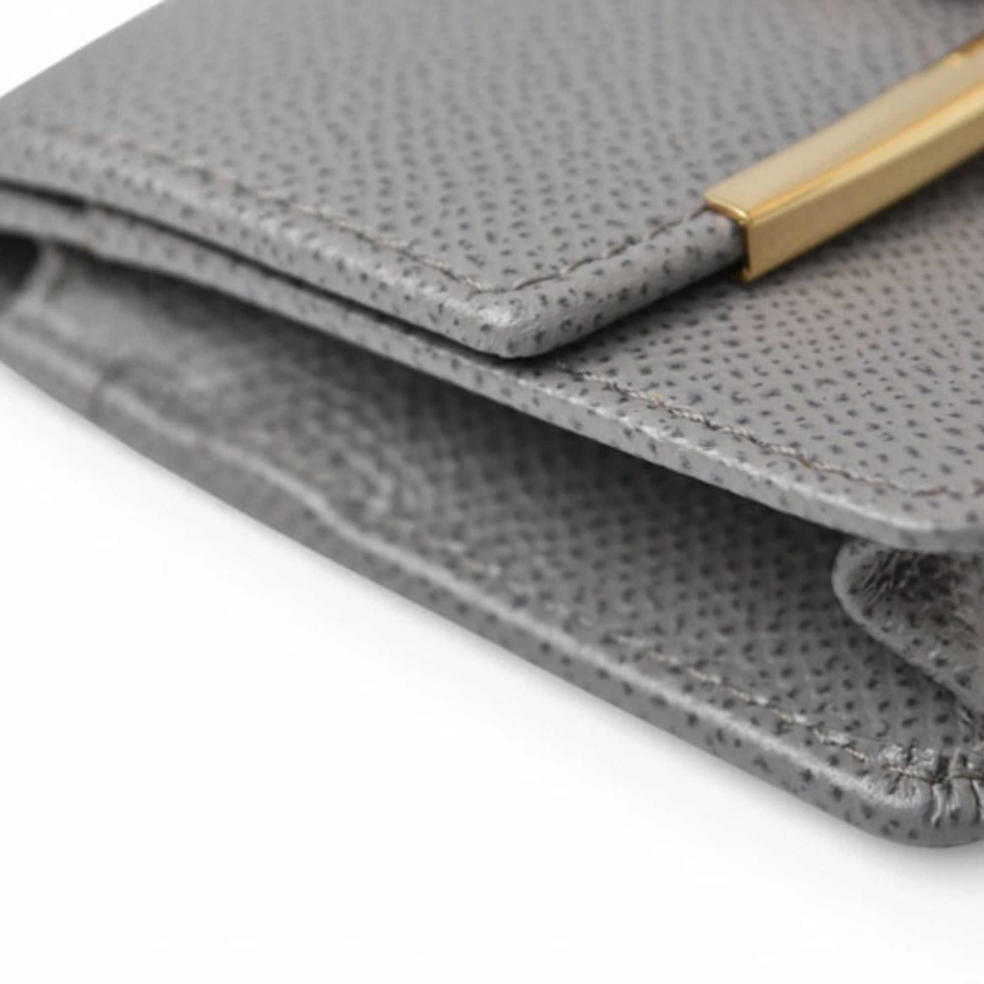 Salvatore Ferragamo Salvatore Ferragamo card case, coin key leather, gray Size ONE SIZE - 14 Thumbnail