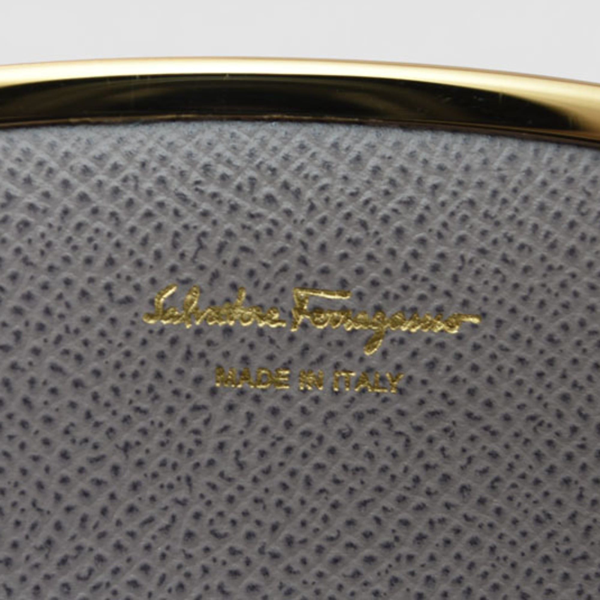 Salvatore Ferragamo Salvatore Ferragamo card case, coin key leather, gray Size ONE SIZE - 8 Thumbnail