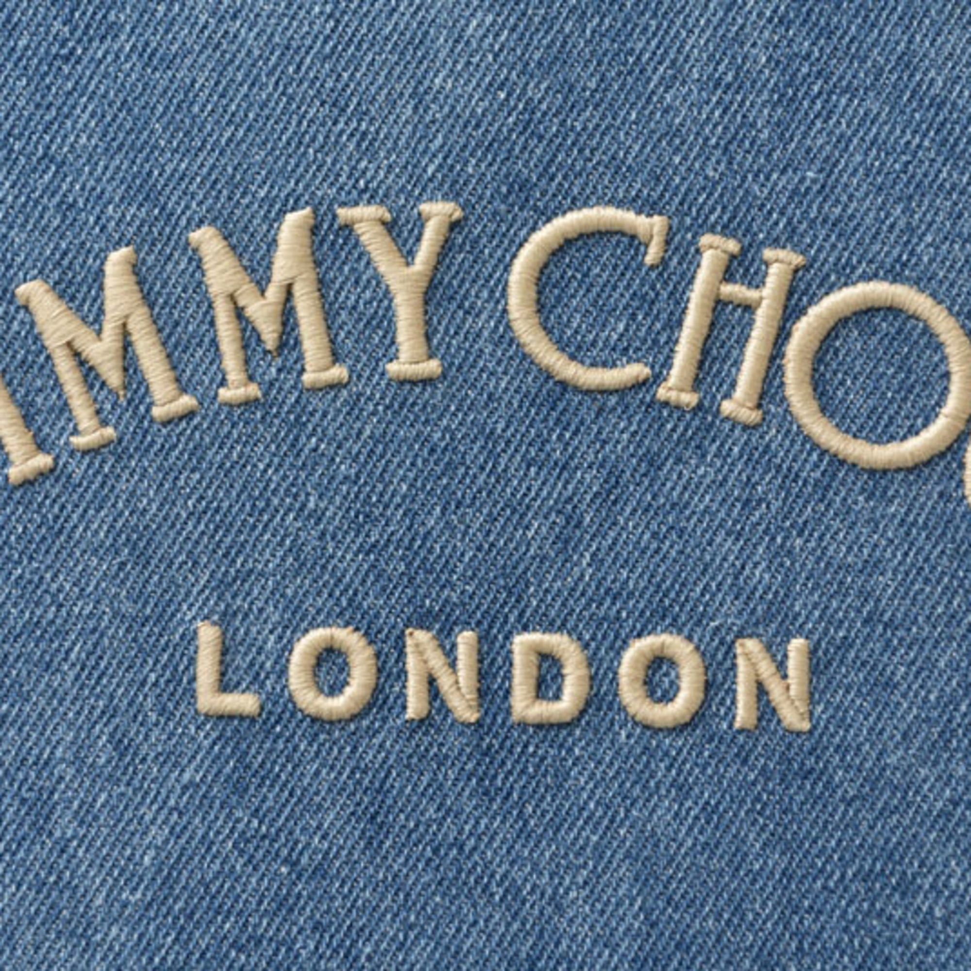 Jimmy Choo Jimmy Choo VARENNE Tote N S Denim 2-Way Shoulder Bag for Women Size ONE SIZE - 3 Thumbnail