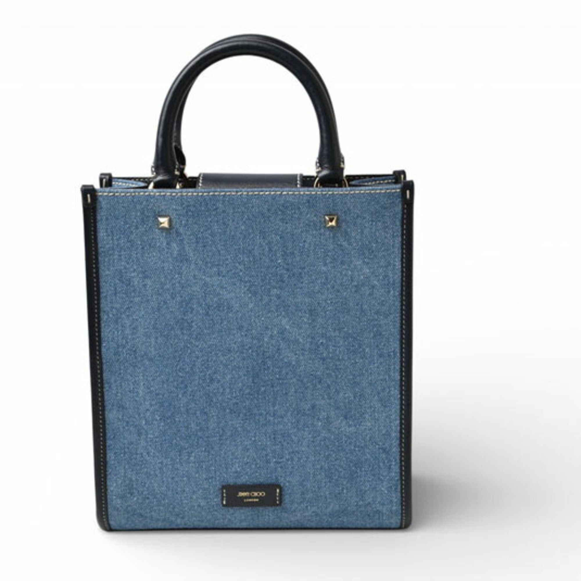 Jimmy Choo Jimmy Choo VARENNE Tote N S Denim 2-Way Shoulder Bag for Women Size ONE SIZE - 13 Thumbnail