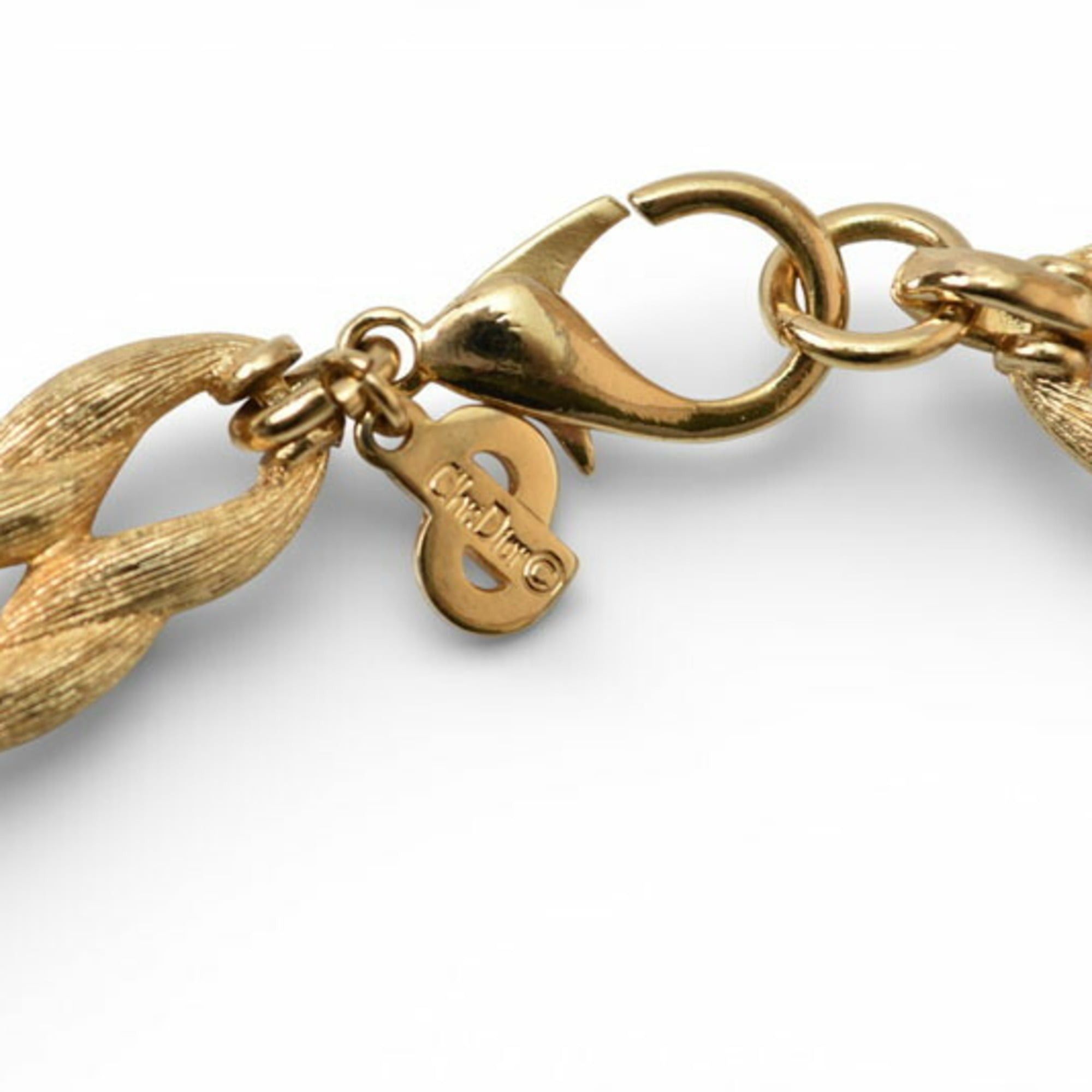 Dior Christian Dior necklace long chain gold Size ONE SIZE - 3 Thumbnail