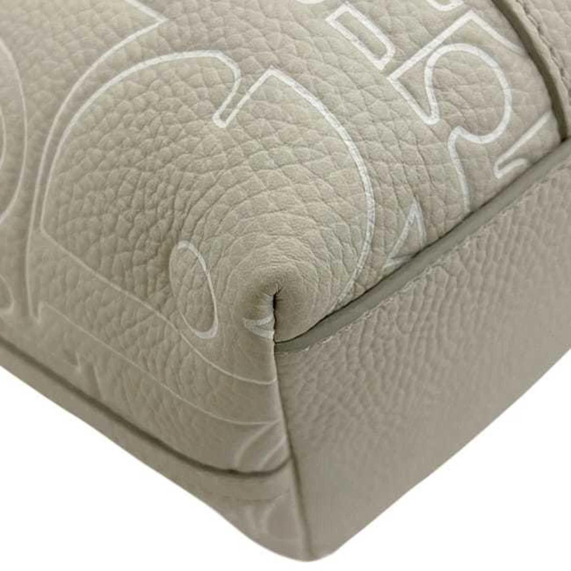 Dior Christian Dior 2-way Weekender Bag, Size 25, f-25004, Beige Gravity Outline, 1ESPO322LGP_H140, Calf Leather, 27B★0235, Handbag/Crossbody Size ONE SIZE - 6 Thumbnail
