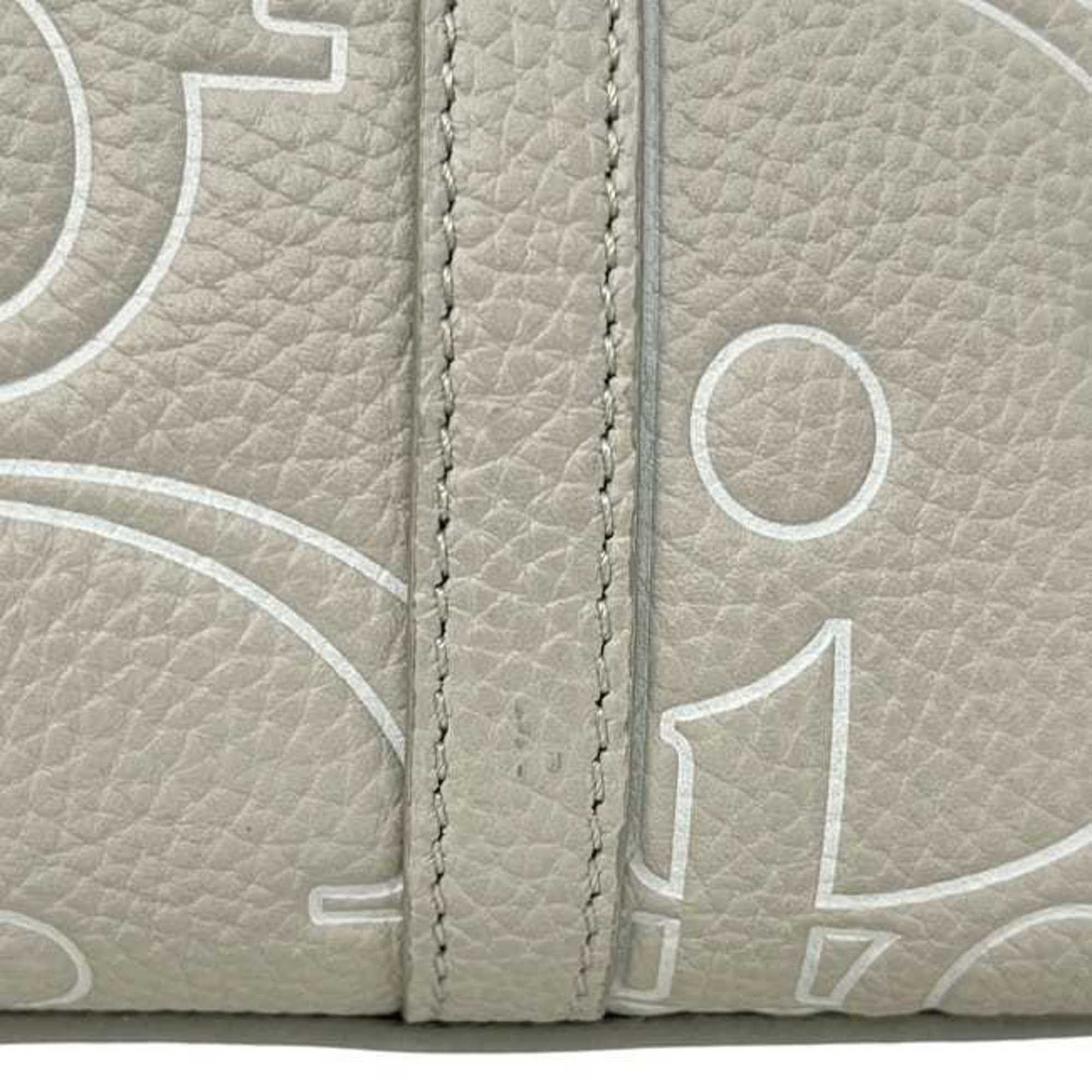 Dior Christian Dior 2-way Weekender Bag, Size 25, f-25004, Beige Gravity Outline, 1ESPO322LGP_H140, Calf Leather, 27B★0235, Handbag/Crossbody Size ONE SIZE - 7 Thumbnail