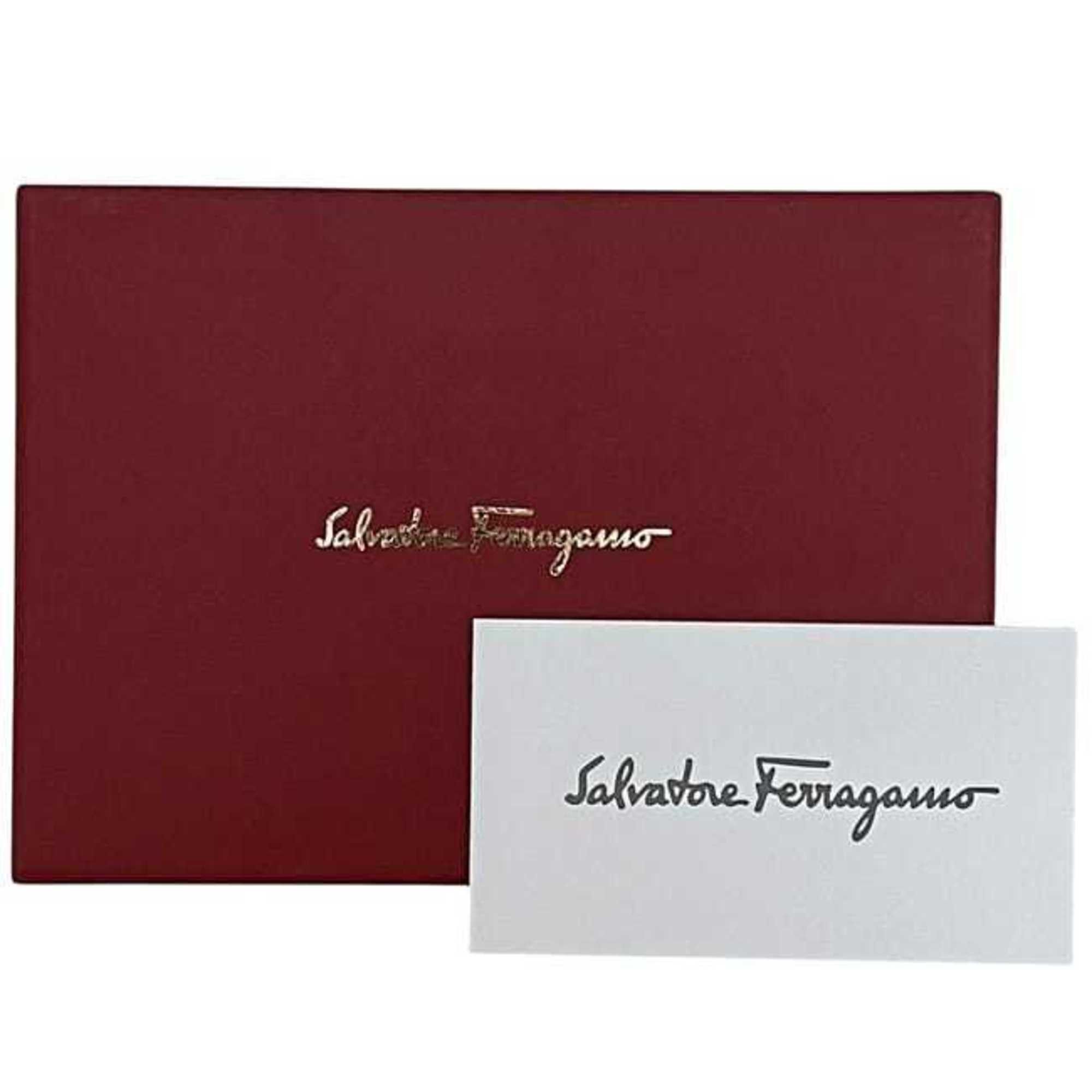 Salvatore Ferragamo Salvatore Ferragamo Pass Case ec-24917 Red Gancini 22-6237 0317742 2D45211 IY 0629 Leather Card Clear Pocket Size ONE SIZE - 11 Thumbnail
