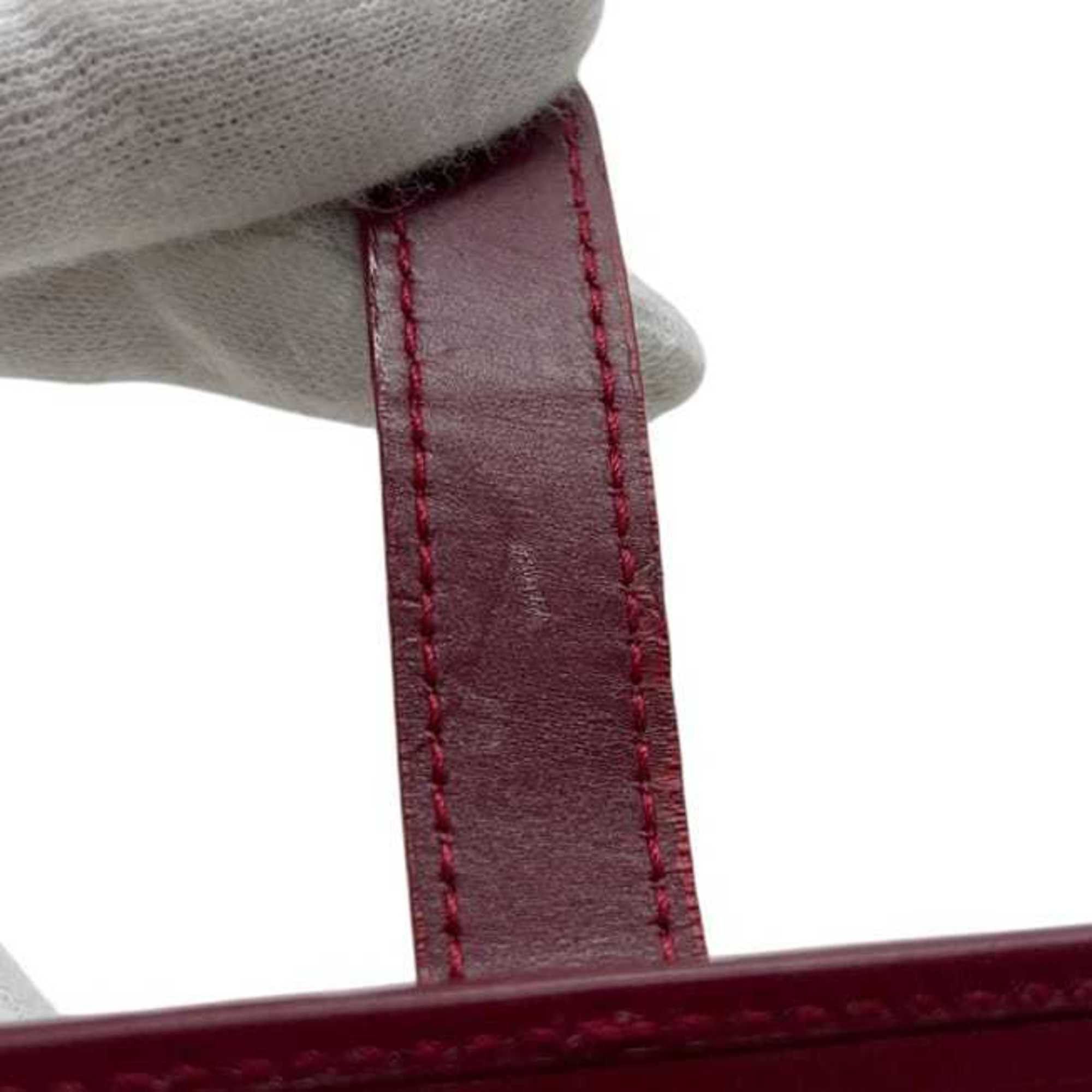 Salvatore Ferragamo Salvatore Ferragamo Pass Case ec-24917 Red Gancini 22-6237 0317742 2D45211 IY 0629 Leather Card Clear Pocket Size ONE SIZE - 10 Thumbnail