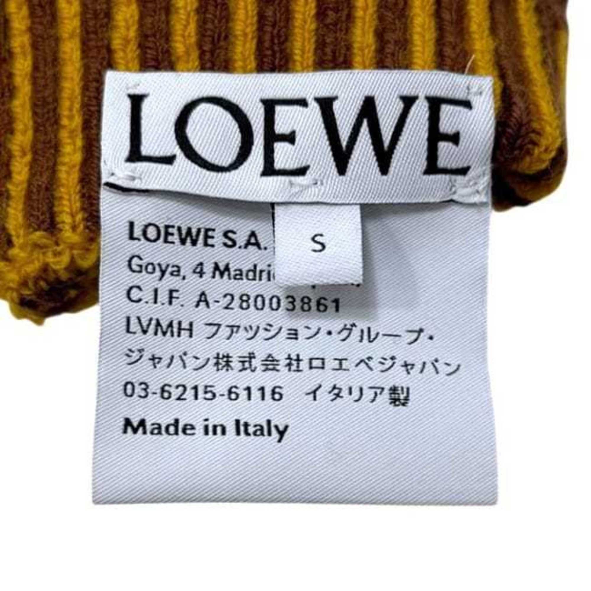 Loewe Loewe Gloves ec-24883 Brown Yellow Suna Fujita F811487X39 S 93% Wool, 7% Nylon, Polyester LOEWE Collaboration Women's Size Small Size ONE SIZE - 5 Thumbnail