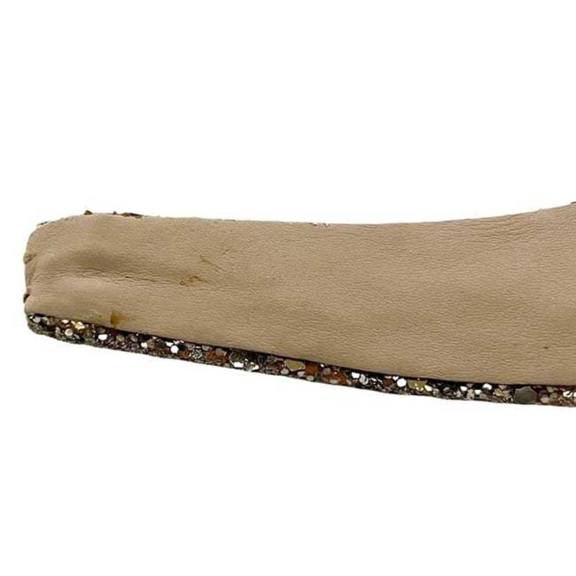 Miu Miu Miu Miu Miu headband ec-24911, gold glitter leather, hair ribbon for women, glitter, sparkle Size ONE SIZE - 7 Thumbnail