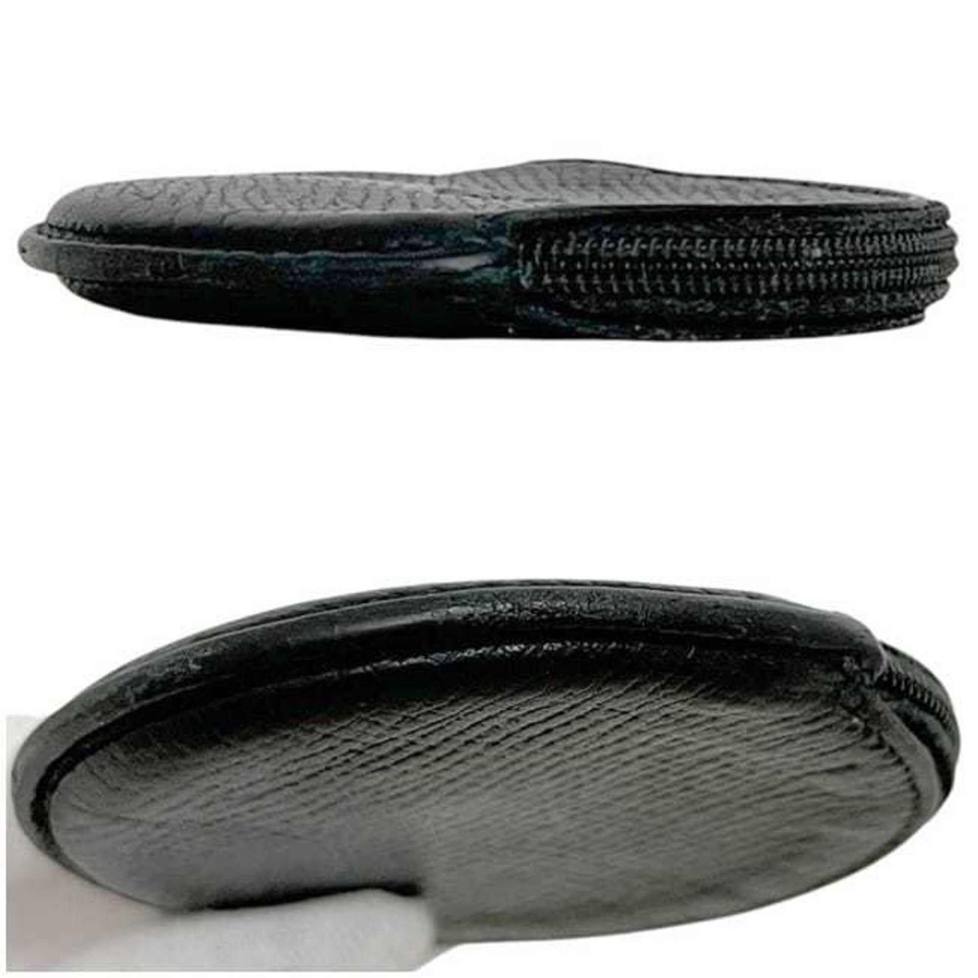 Loewe Loewe coin case ec-24947 black anagram purse leather 060604 LOEWE round mini compact women's men's Size ONE SIZE - 4 Thumbnail