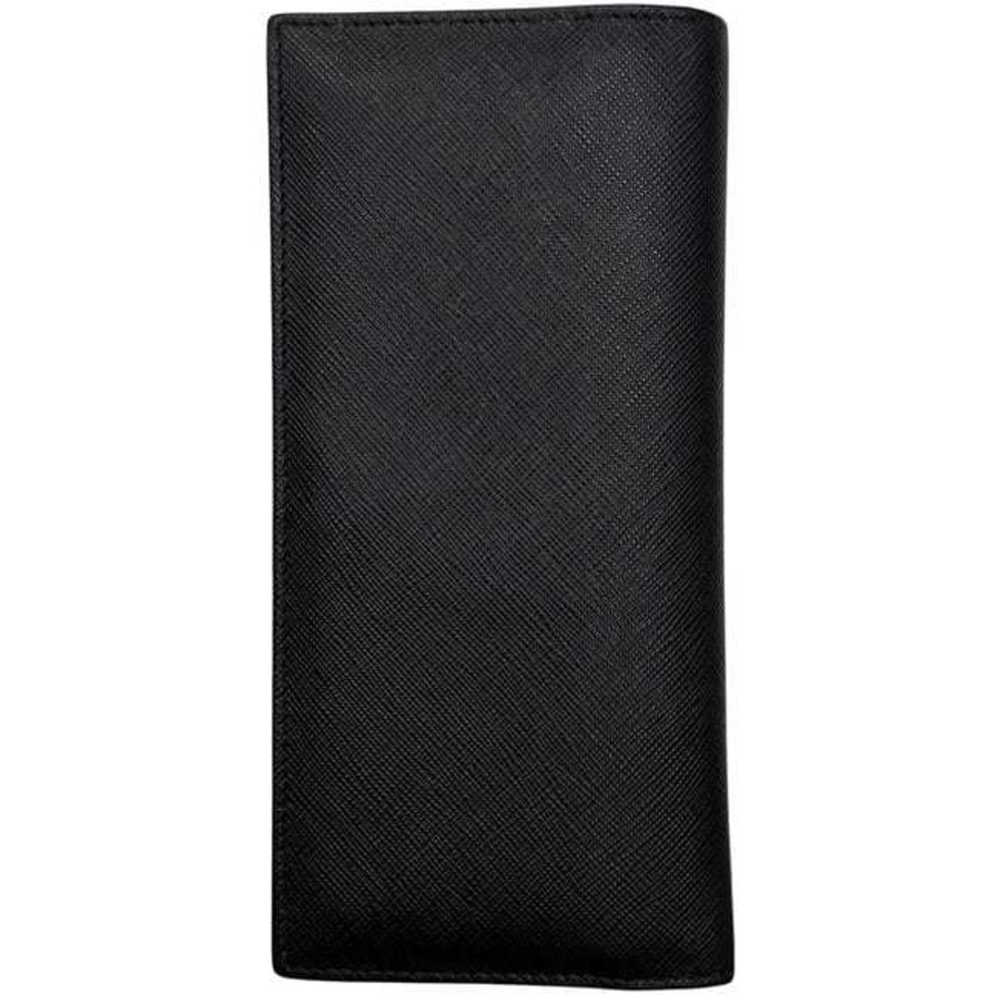 Prada Prada bifold long wallet f-25072 Black NERO 2MV836 Wallet Saffiano leather 62 D PRADA folding black for men and women Size ONE SIZE - 3 Thumbnail