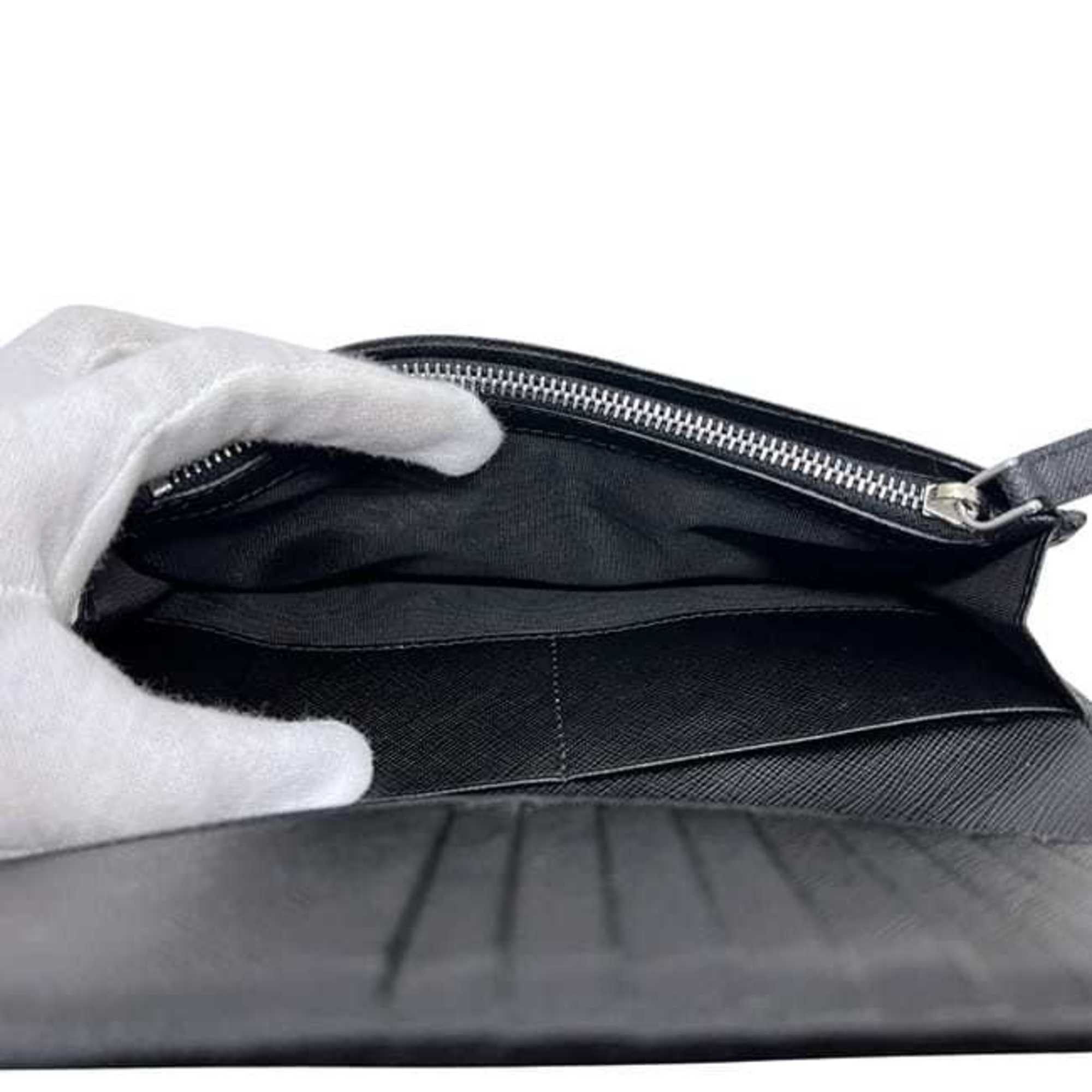 Prada Prada bifold long wallet f-25072 Black NERO 2MV836 Wallet Saffiano leather 62 D PRADA folding black for men and women Size ONE SIZE - 5 Thumbnail