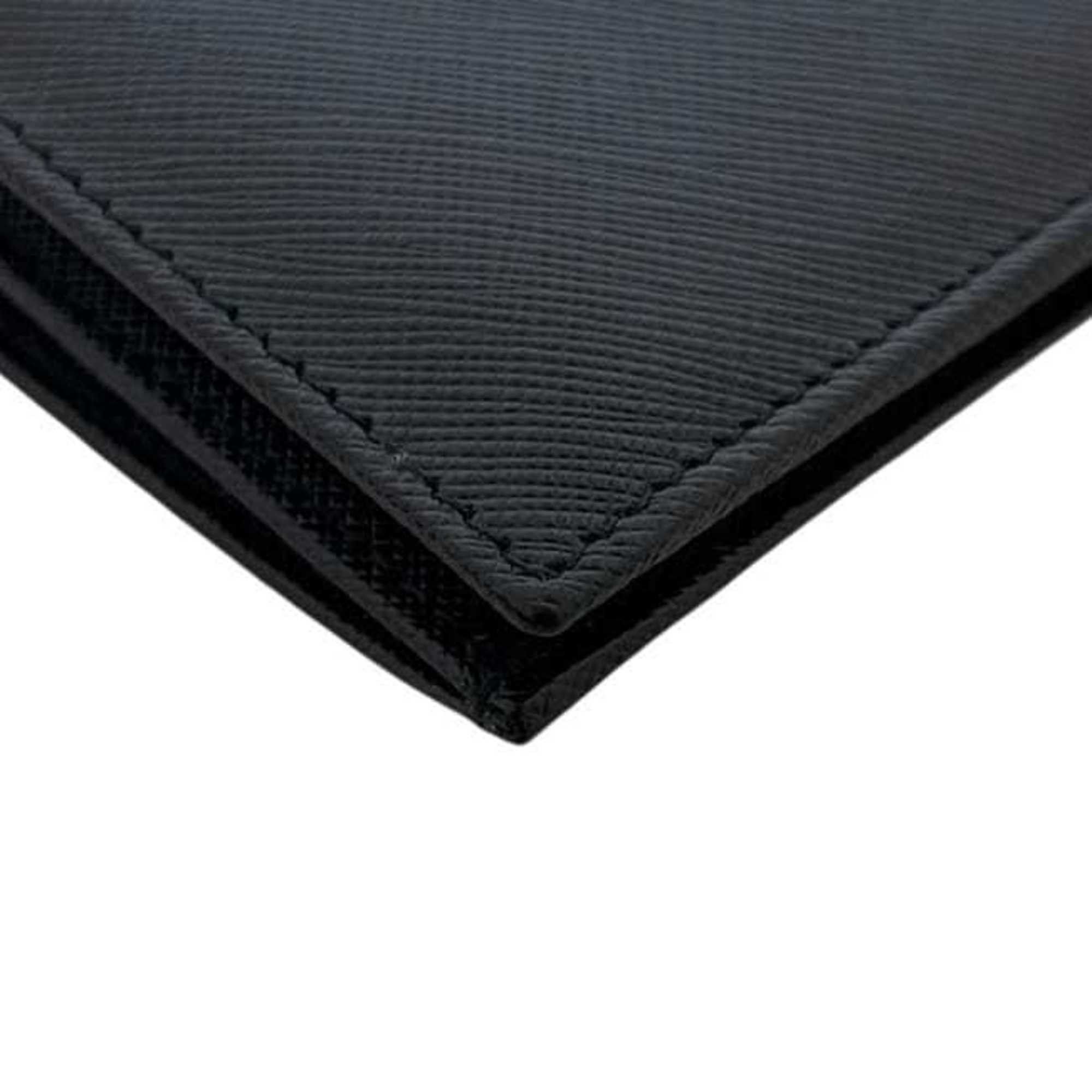 Prada Prada bifold long wallet f-25072 Black NERO 2MV836 Wallet Saffiano leather 62 D PRADA folding black for men and women Size ONE SIZE - 10 Thumbnail
