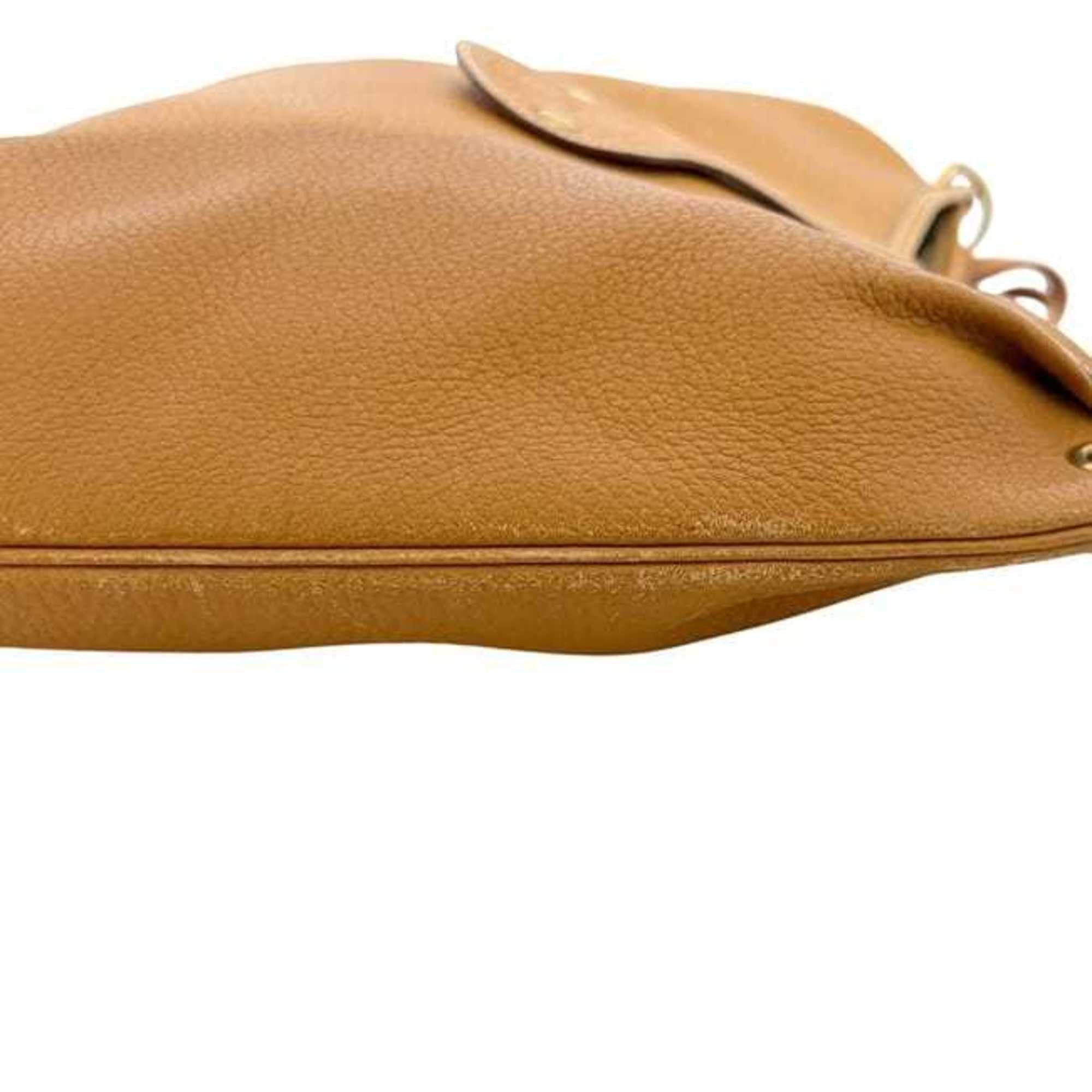 Hermes Hermès Rodeo Shoulder Bag f-24964, Camel Brown with Gold Leather, Ardennes, P Stamp, HERMES Crossbody, Gathered, Women's and Men's Bag, Leather Size ONE SIZE - 9 Thumbnail