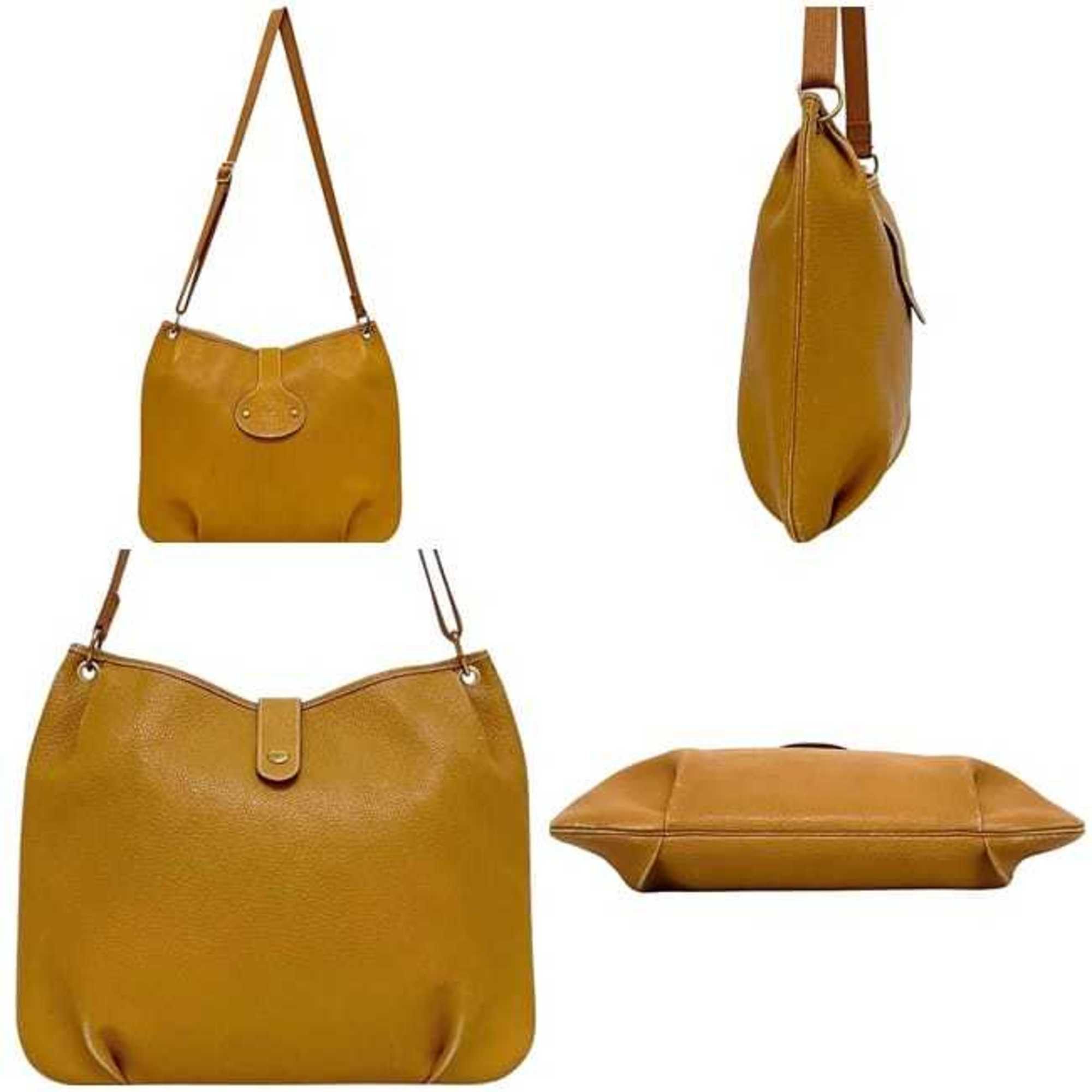 Hermes Hermès Rodeo Shoulder Bag f-24964, Camel Brown with Gold Leather, Ardennes, P Stamp, HERMES Crossbody, Gathered, Women's and Men's Bag, Leather Size ONE SIZE - 3 Thumbnail