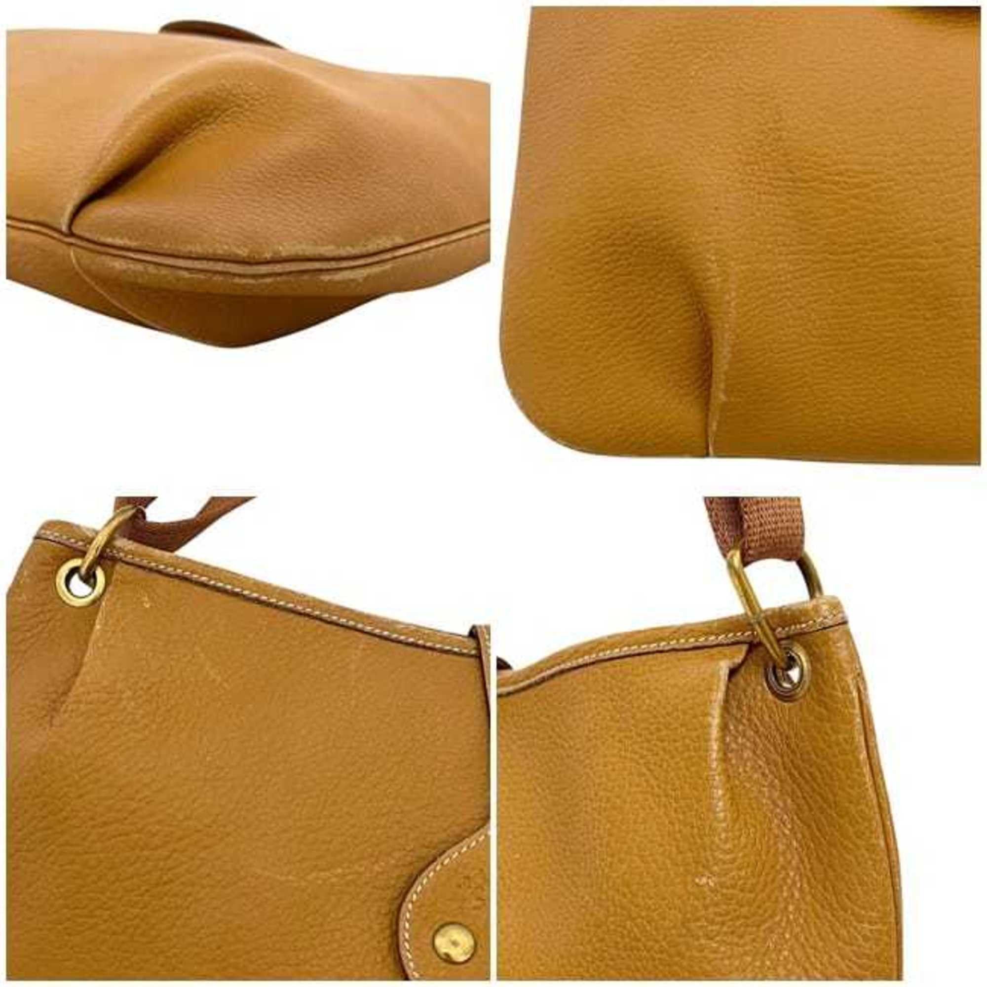 Hermes Hermès Rodeo Shoulder Bag f-24964, Camel Brown with Gold Leather, Ardennes, P Stamp, HERMES Crossbody, Gathered, Women's and Men's Bag, Leather Size ONE SIZE - 6 Thumbnail