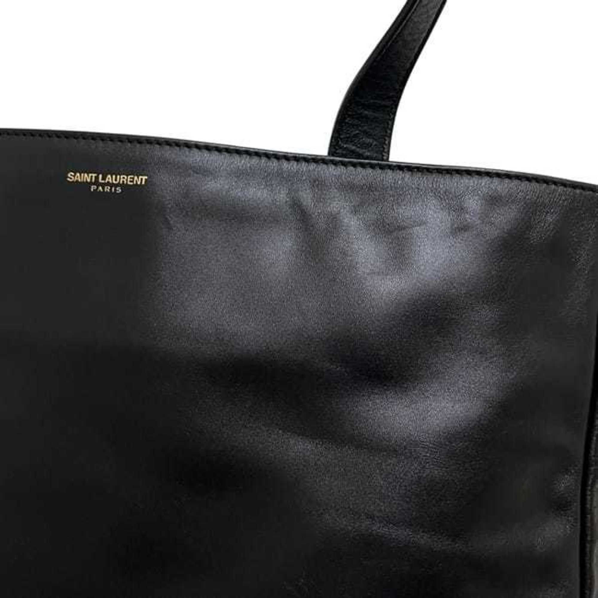 Saint Laurent Paris Saint Laurent Vorise Reversible Tote Bag f-25070 Black 320899 Leather 203419 SAINT LAURENT PARIS Men's Women's Size ONE SIZE - 8 Thumbnail