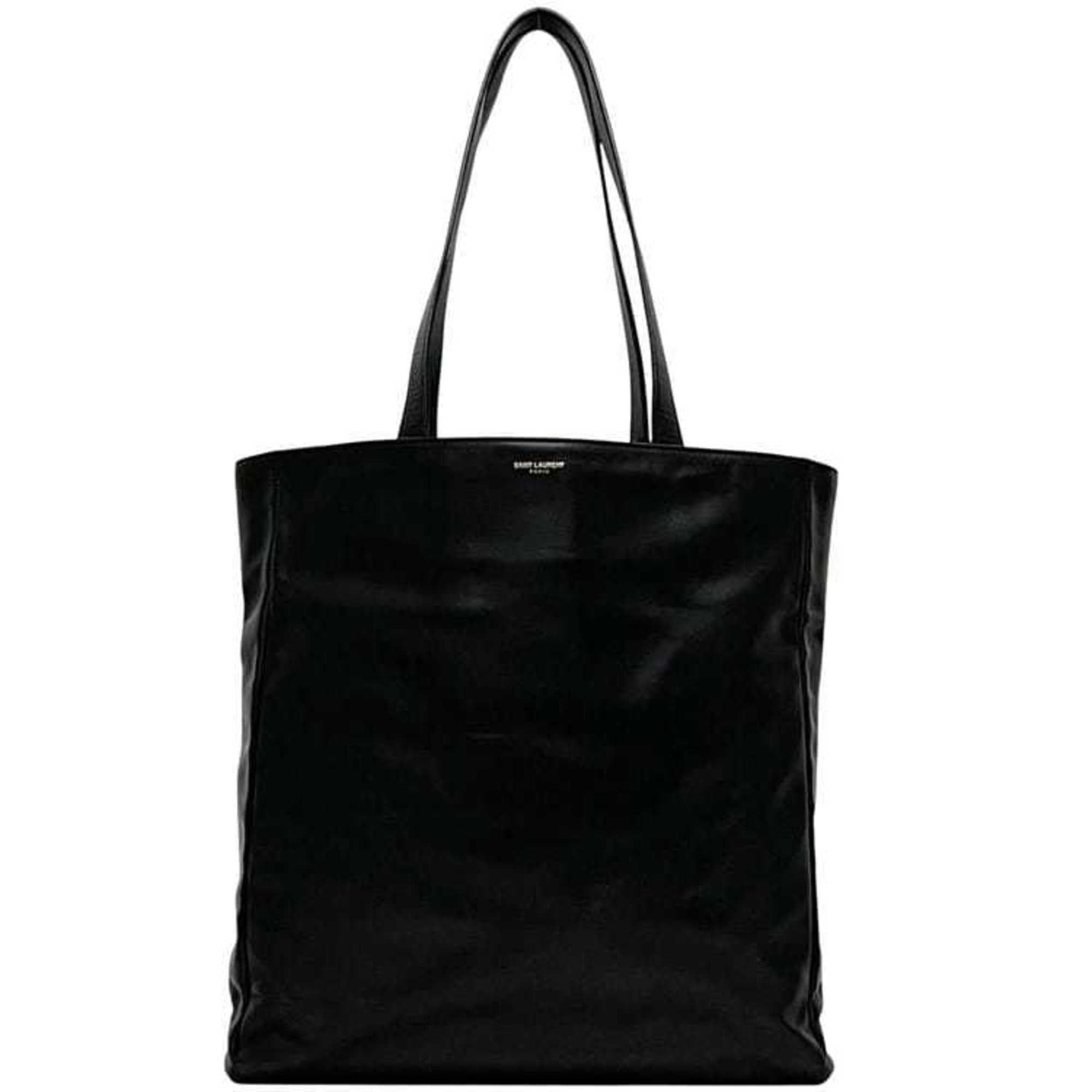 Saint Laurent Paris Saint Laurent Vorise Reversible Tote Bag f-25070 Black 320899 Leather 203419 SAINT LAURENT PARIS Men's Women's Size ONE SIZE - 2 Thumbnail