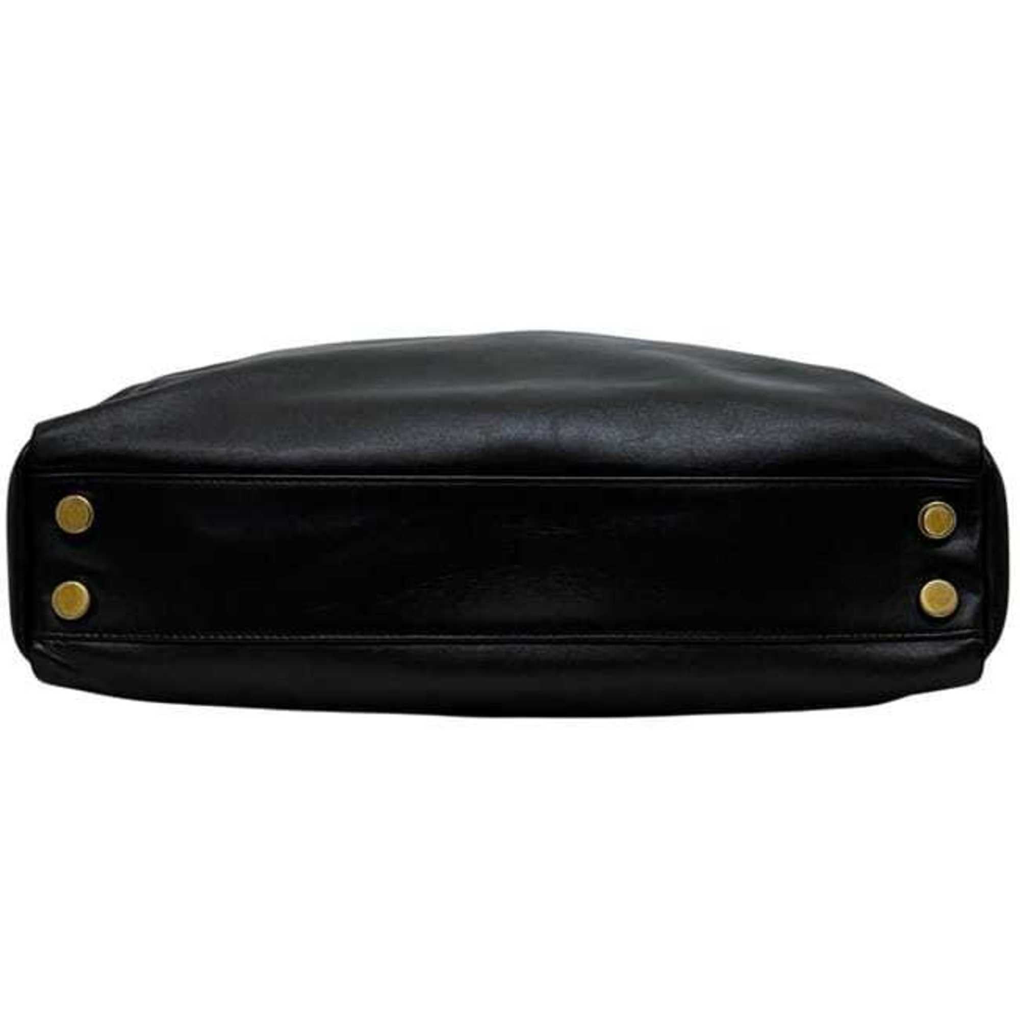 Saint Laurent Paris Saint Laurent Vorise Reversible Tote Bag f-25070 Black 320899 Leather 203419 SAINT LAURENT PARIS Men's Women's Size ONE SIZE - 4 Thumbnail