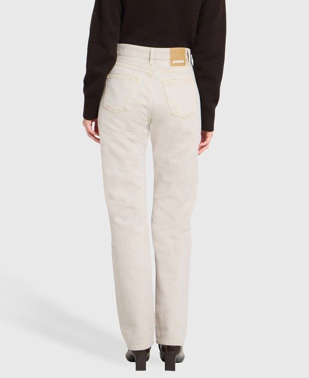 Jacquemus LE DE NIMES YELO Relaxed Fit Jeans Size 29" - 2 Thumbnail