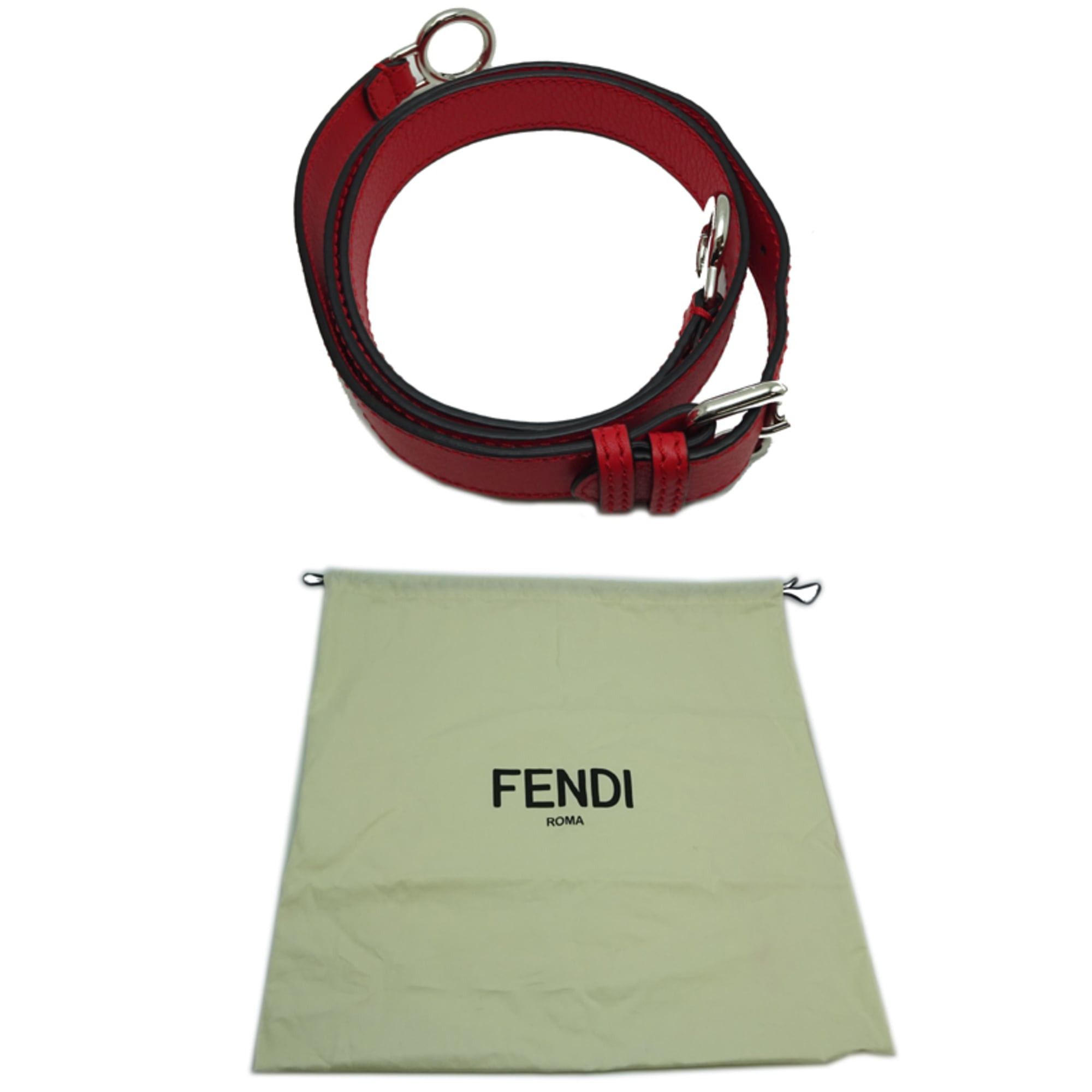 Fendi Fendi Peekaboo Selleria Women's Handbag 8BN290-7G2-168-089Z1 Leather Red Size ONE SIZE - 9 Thumbnail