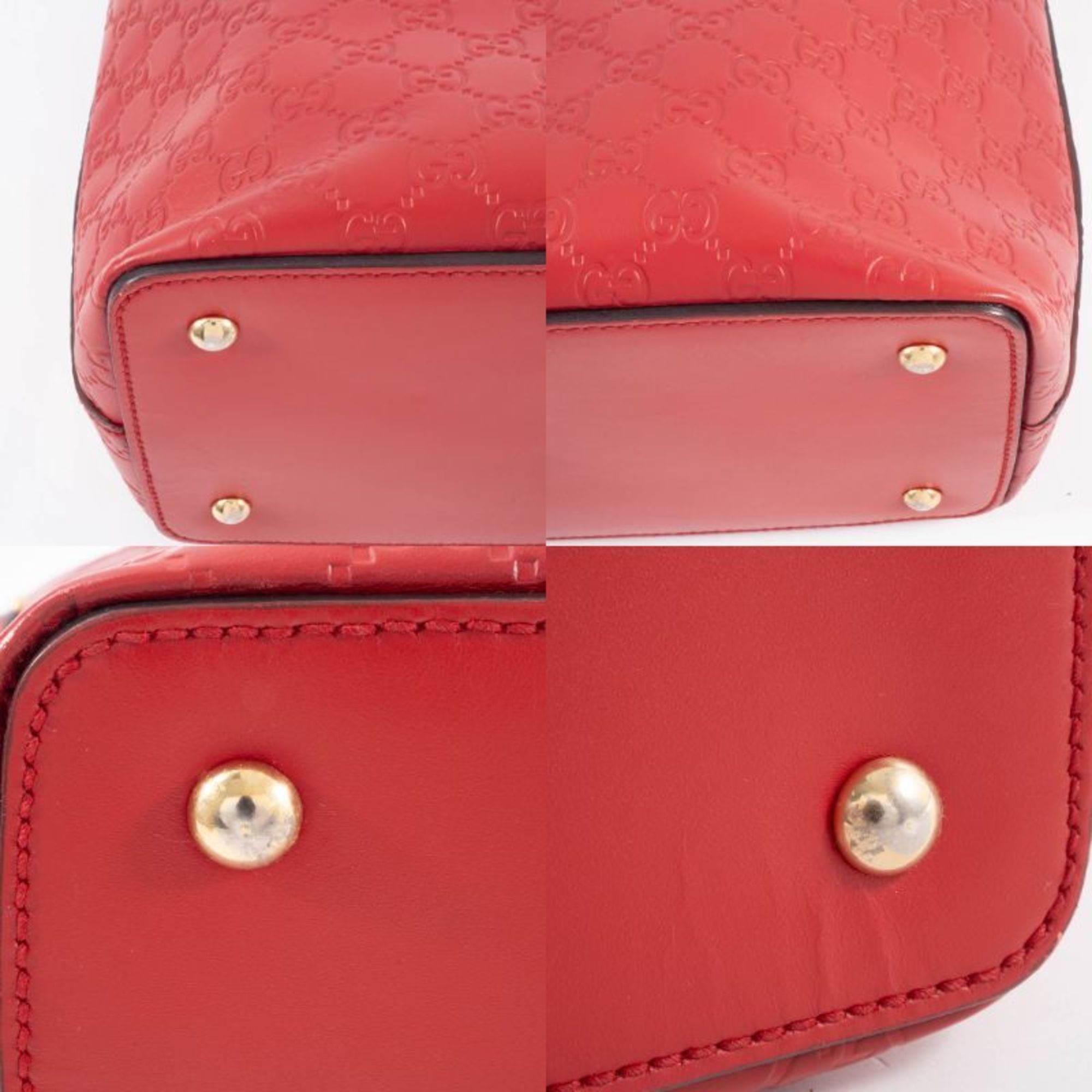 Gucci Gucci Guccissima Tote Bag 428226 Leather Red Women's 2-Way Shoulder GUCCI Size ONE SIZE - 18 Thumbnail