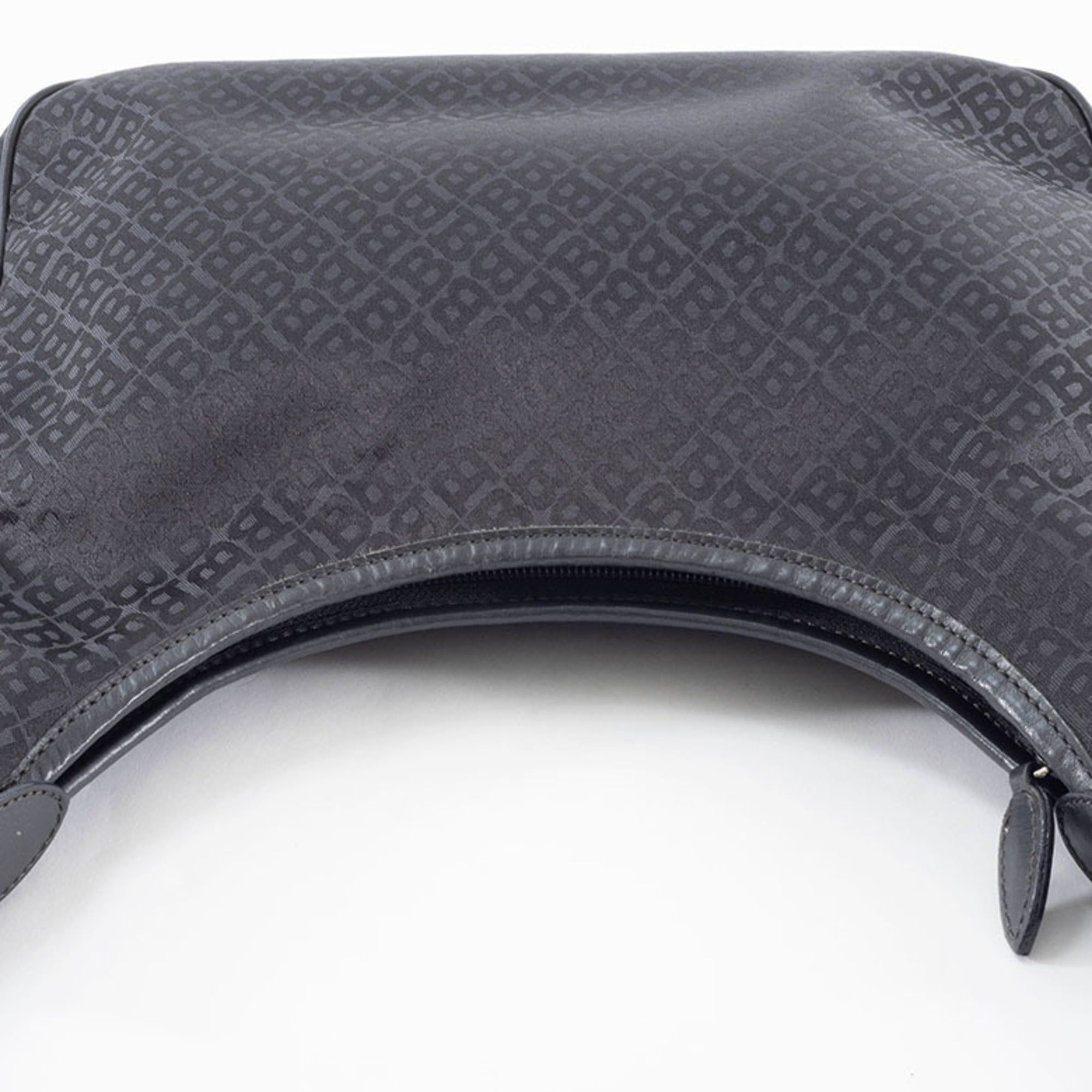 Bally BALLY Hobo Shoulder Bag in Nylon/Leather, Black, Women's, Handbag Size ONE SIZE - 5 Thumbnail