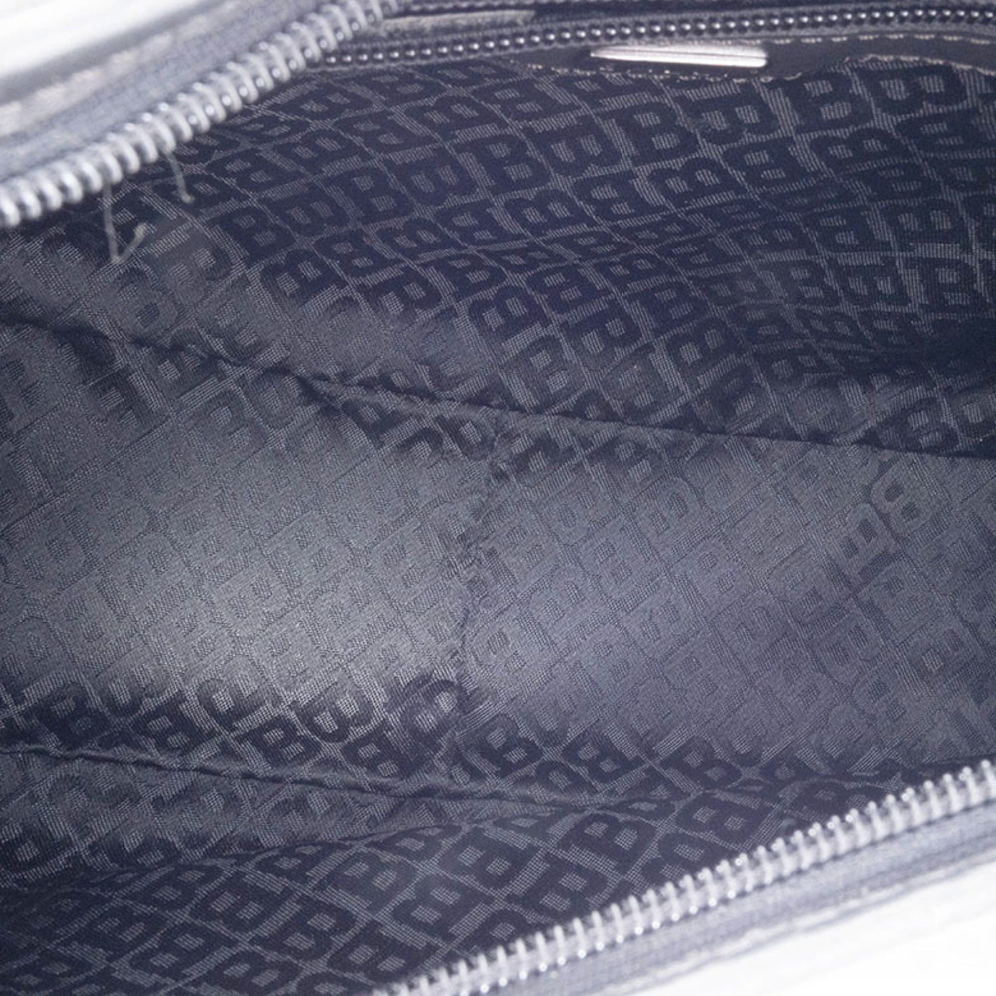 Bally BALLY Hobo Shoulder Bag in Nylon/Leather, Black, Women's, Handbag Size ONE SIZE - 12 Thumbnail