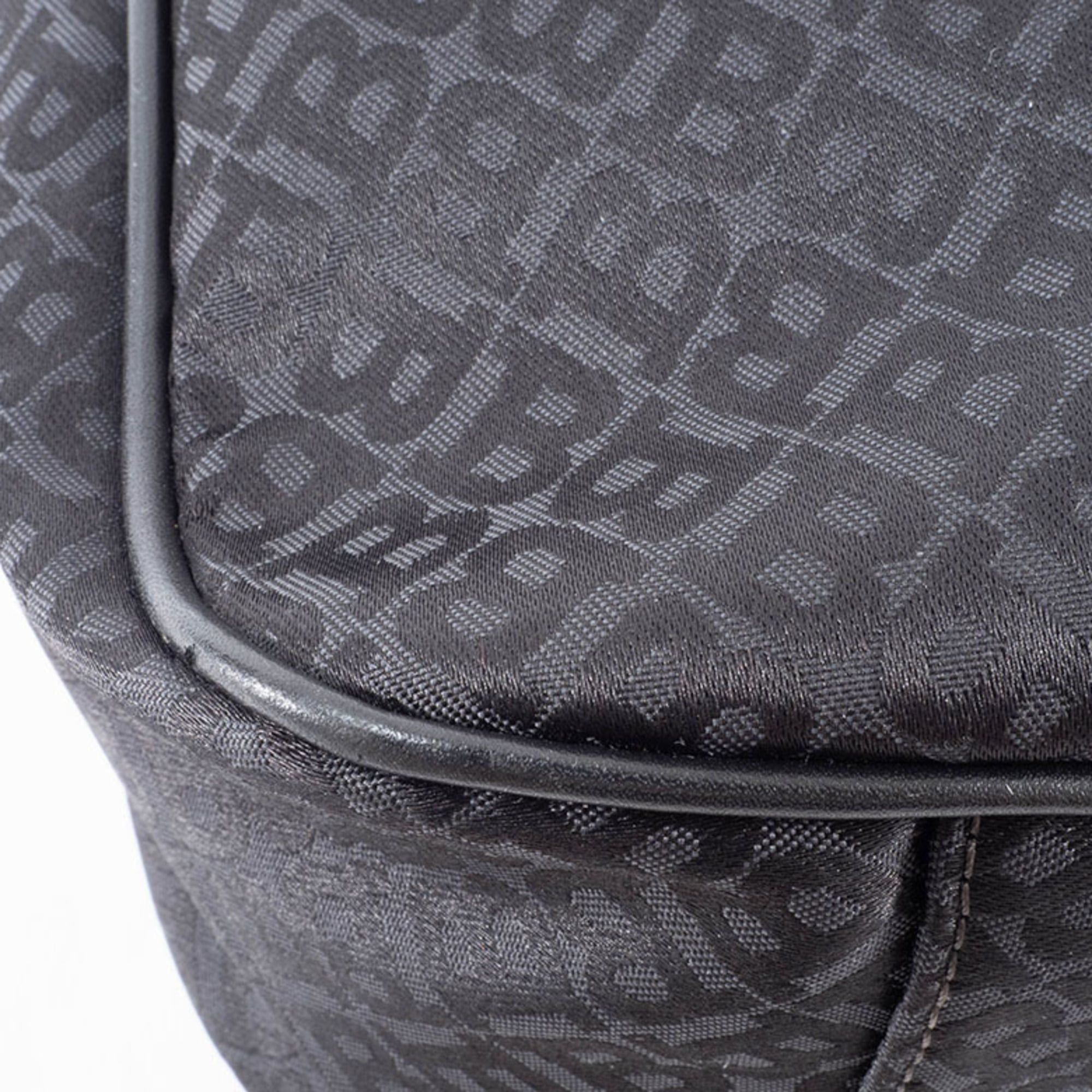 Bally BALLY Hobo Shoulder Bag in Nylon/Leather, Black, Women's, Handbag Size ONE SIZE - 19 Thumbnail