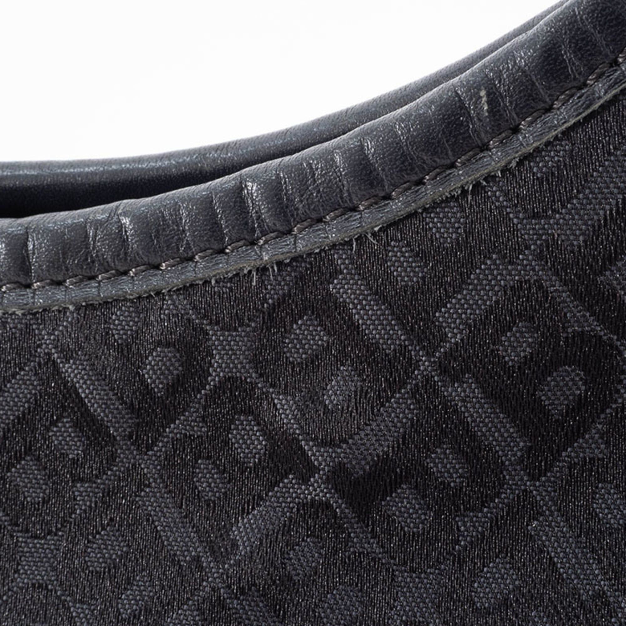 Bally BALLY Hobo Shoulder Bag in Nylon/Leather, Black, Women's, Handbag Size ONE SIZE - 16 Thumbnail