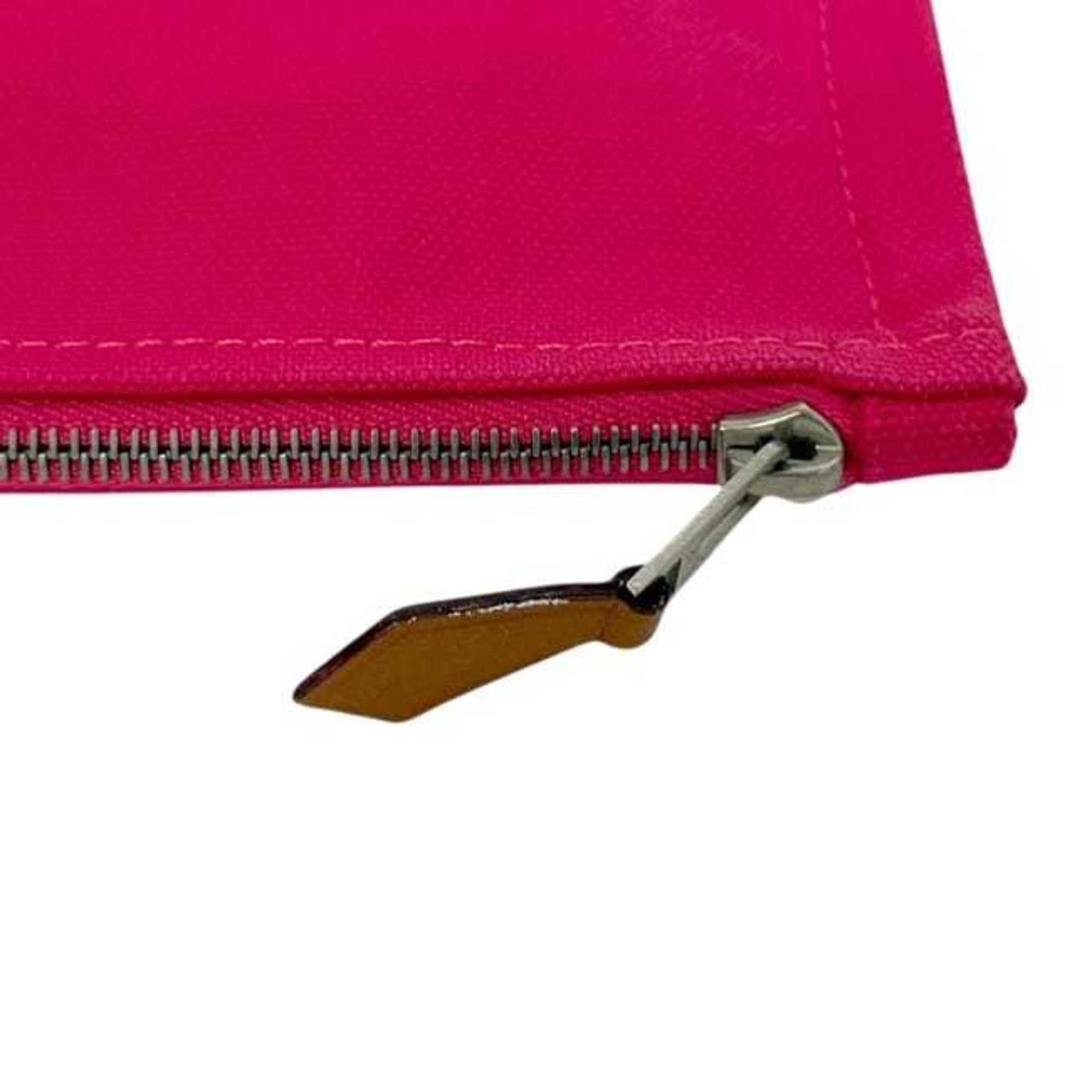 Hermes Hermes Hermès Yachting Pouch GM ec-25089 Pink 100% Cotton Clutch Bag with Print for Men and Women Size ONE SIZE - 7 Thumbnail