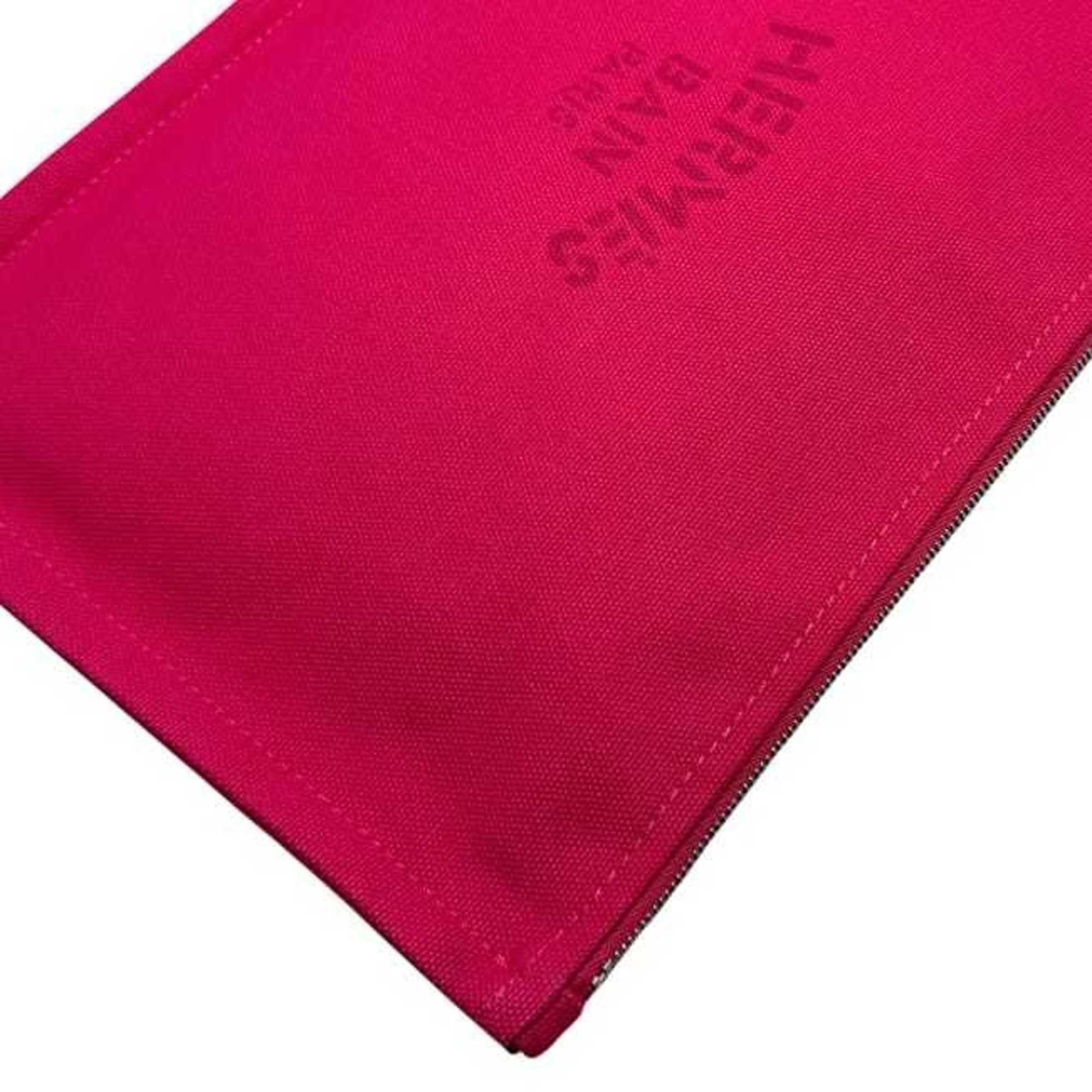 Hermes Hermes Hermès Yachting Pouch GM ec-25089 Pink 100% Cotton Clutch Bag with Print for Men and Women Size ONE SIZE - 10 Thumbnail