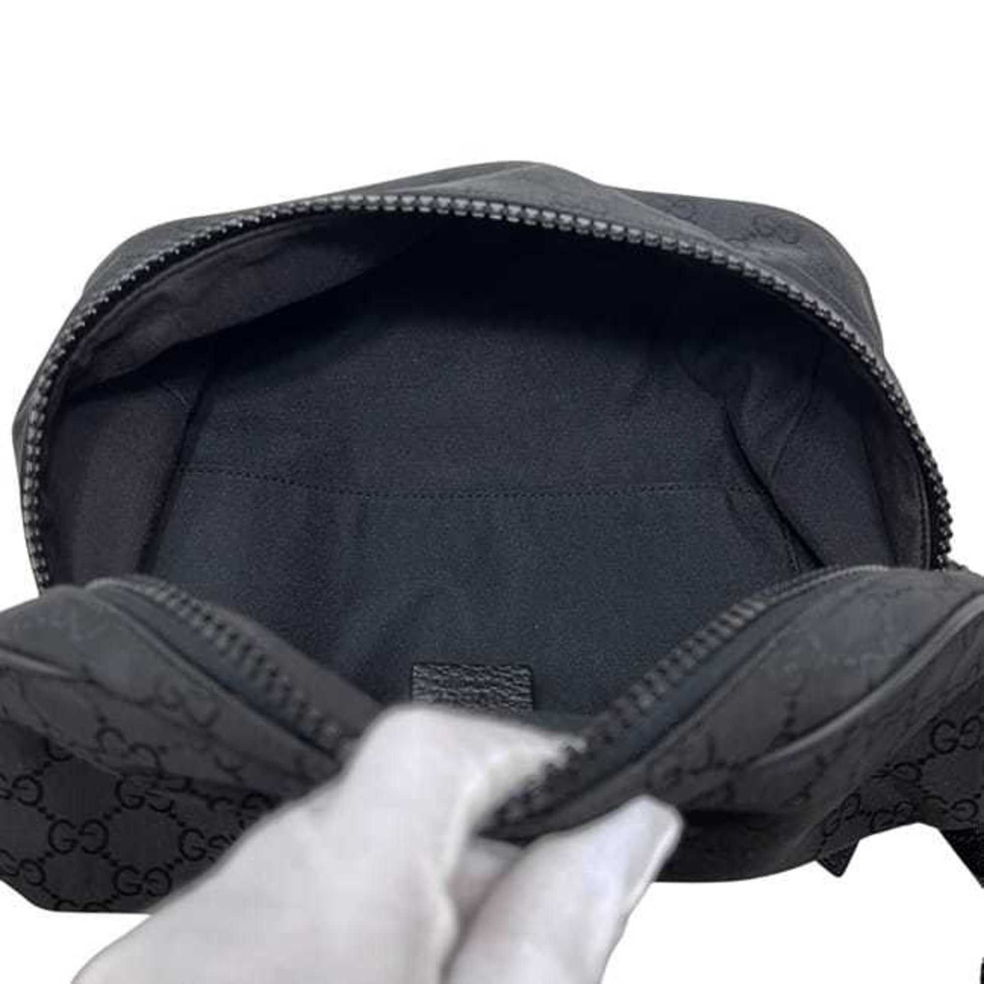 Gucci Gucci Body Bag ec-24993 Black GG Nylon 449182 727620 GUCCI Crossbody Belt for Men and Women Size ONE SIZE - 7 Thumbnail