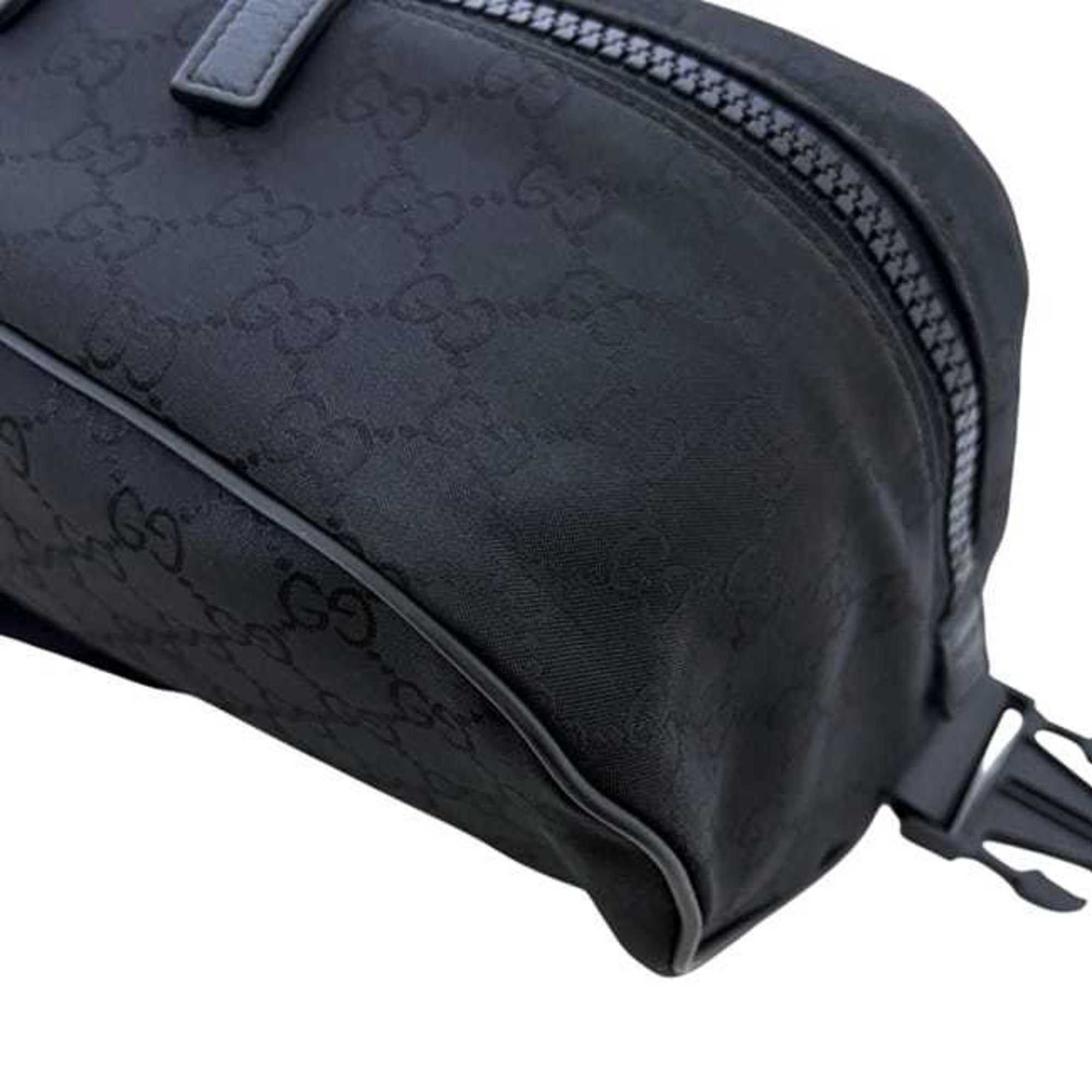 Gucci Gucci Body Bag ec-24993 Black GG Nylon 449182 727620 GUCCI Crossbody Belt for Men and Women Size ONE SIZE - 10 Thumbnail